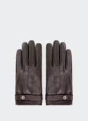 Gants en cuir   Brown dble