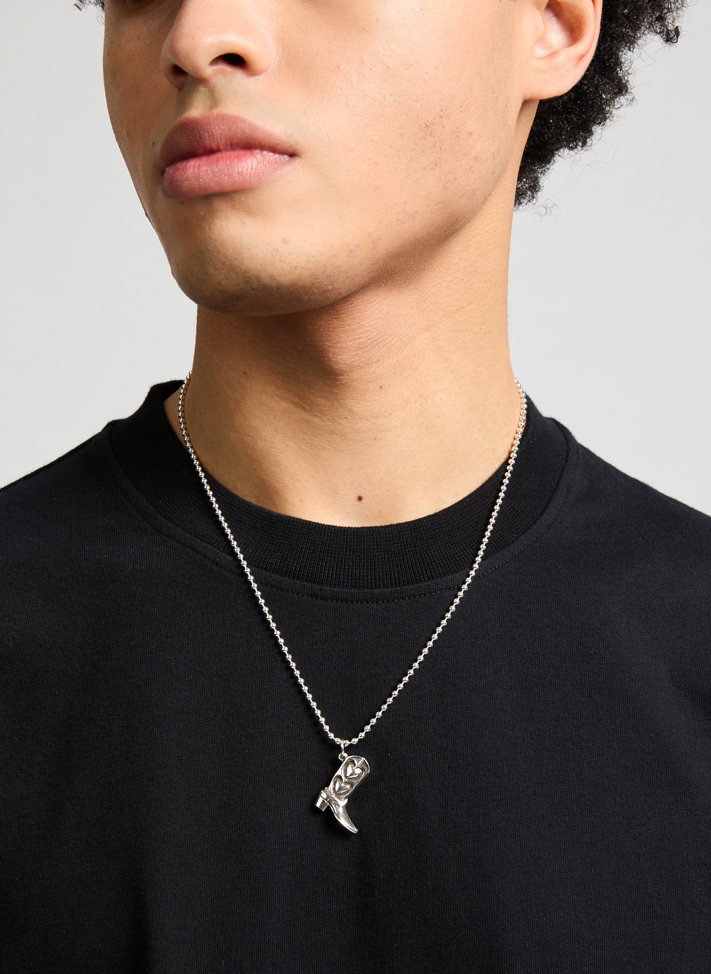 Boots Necklace TWO JEYS Silver