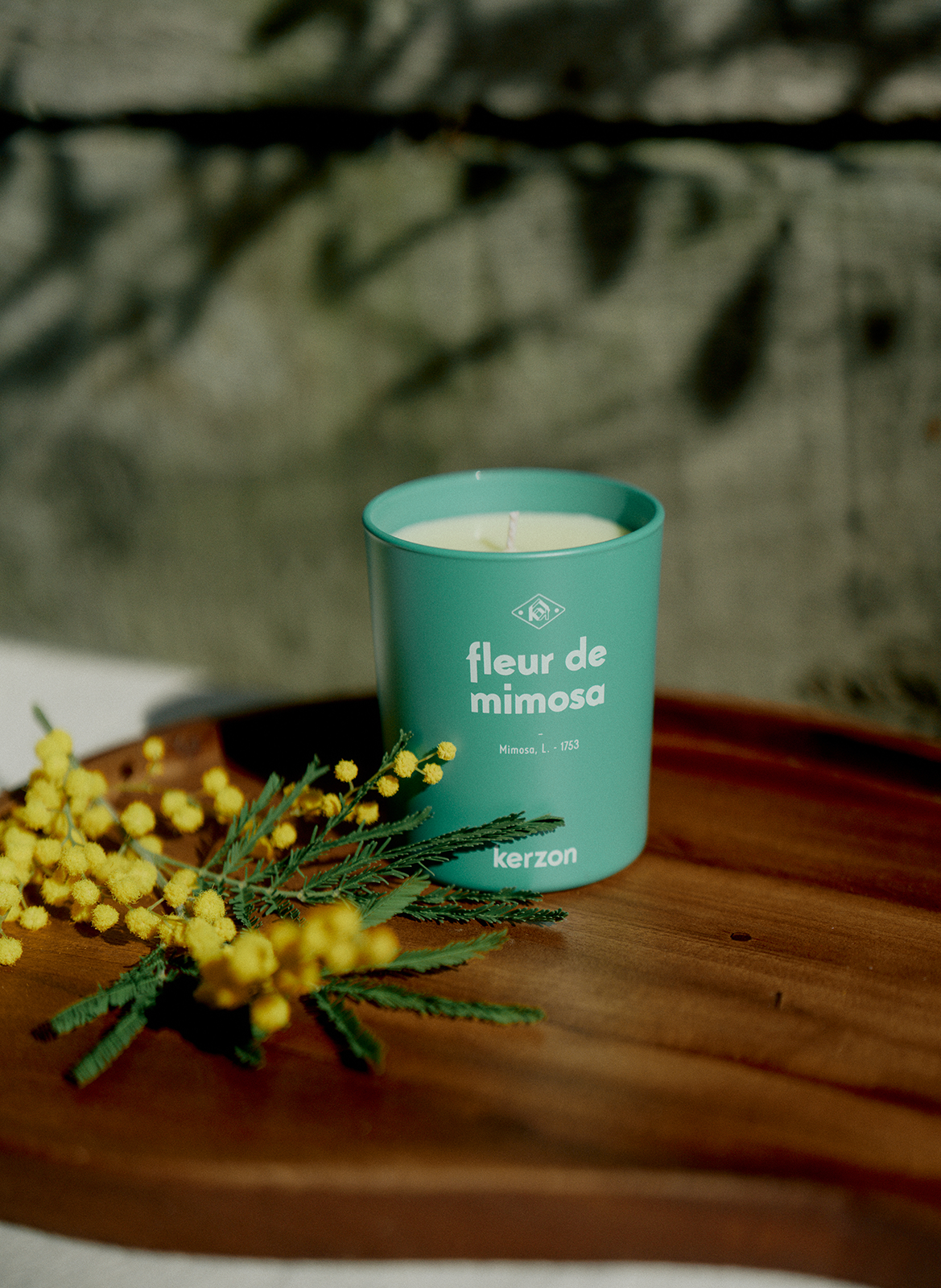Scented Candle Mimosa Flower KERZON No color