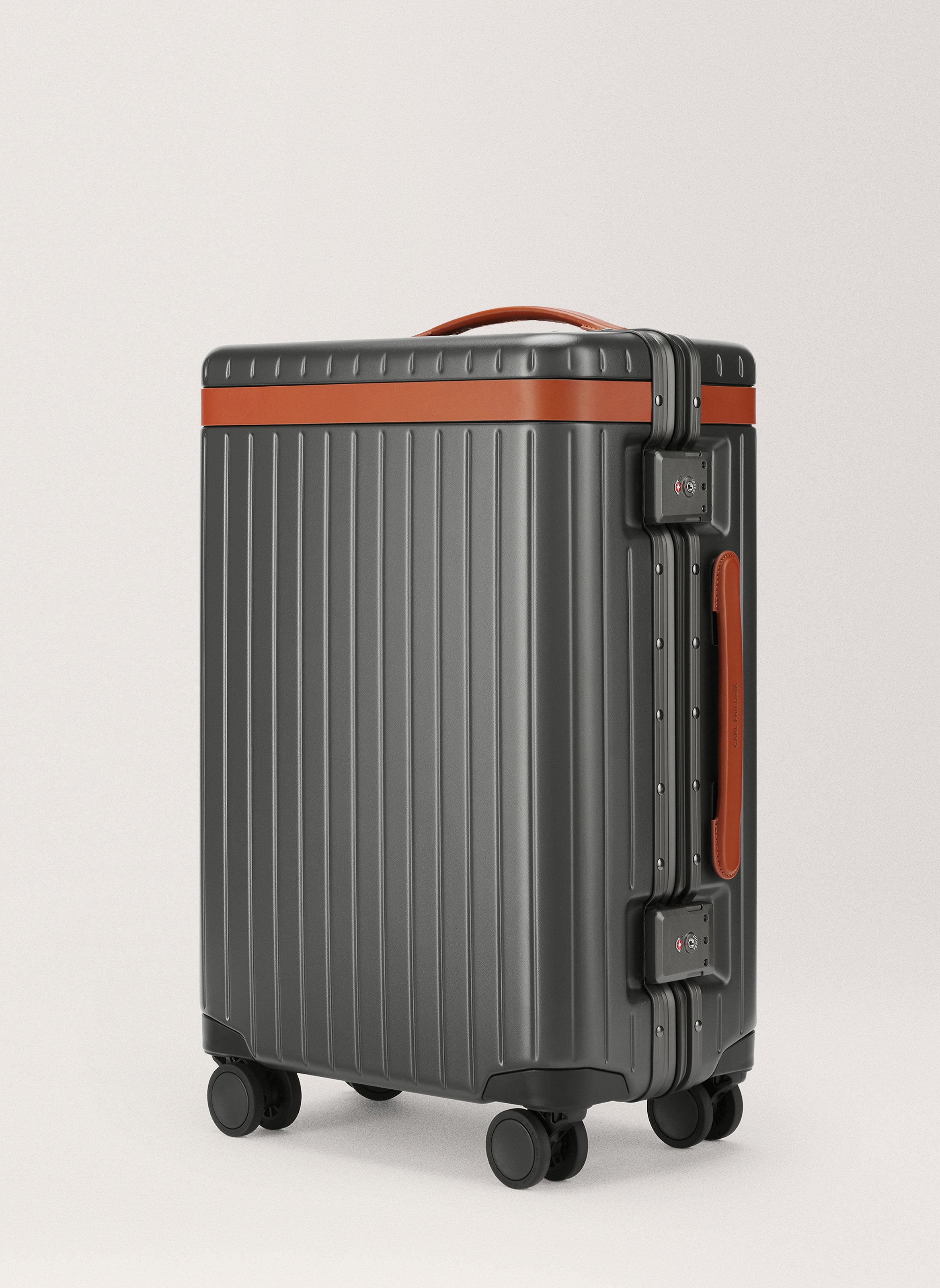 Valise 'the carry-on' en polycarbonate CARL FRIEDRIK Gris