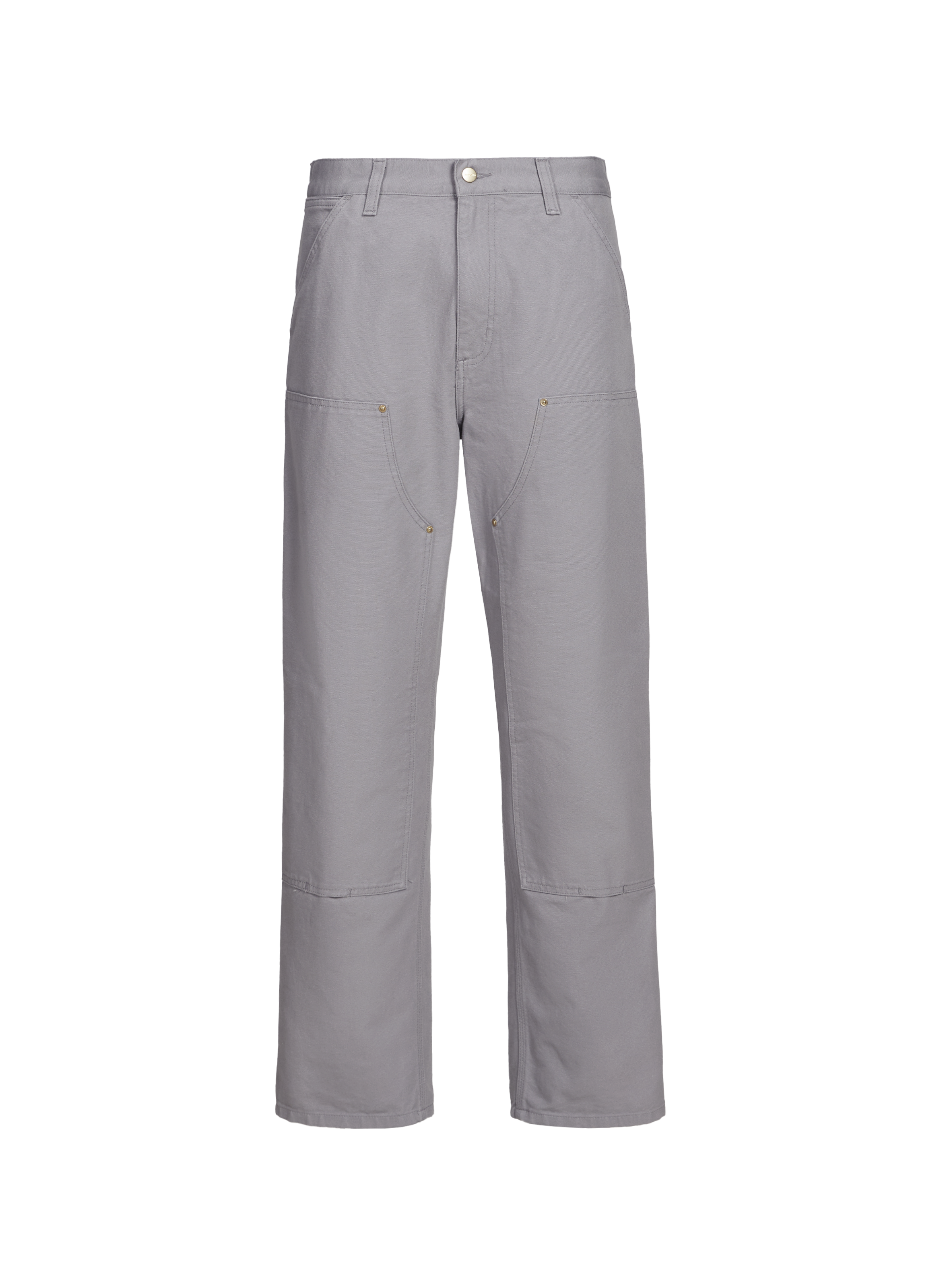 Pantalon large en coton CARHARTT WIP Gris
