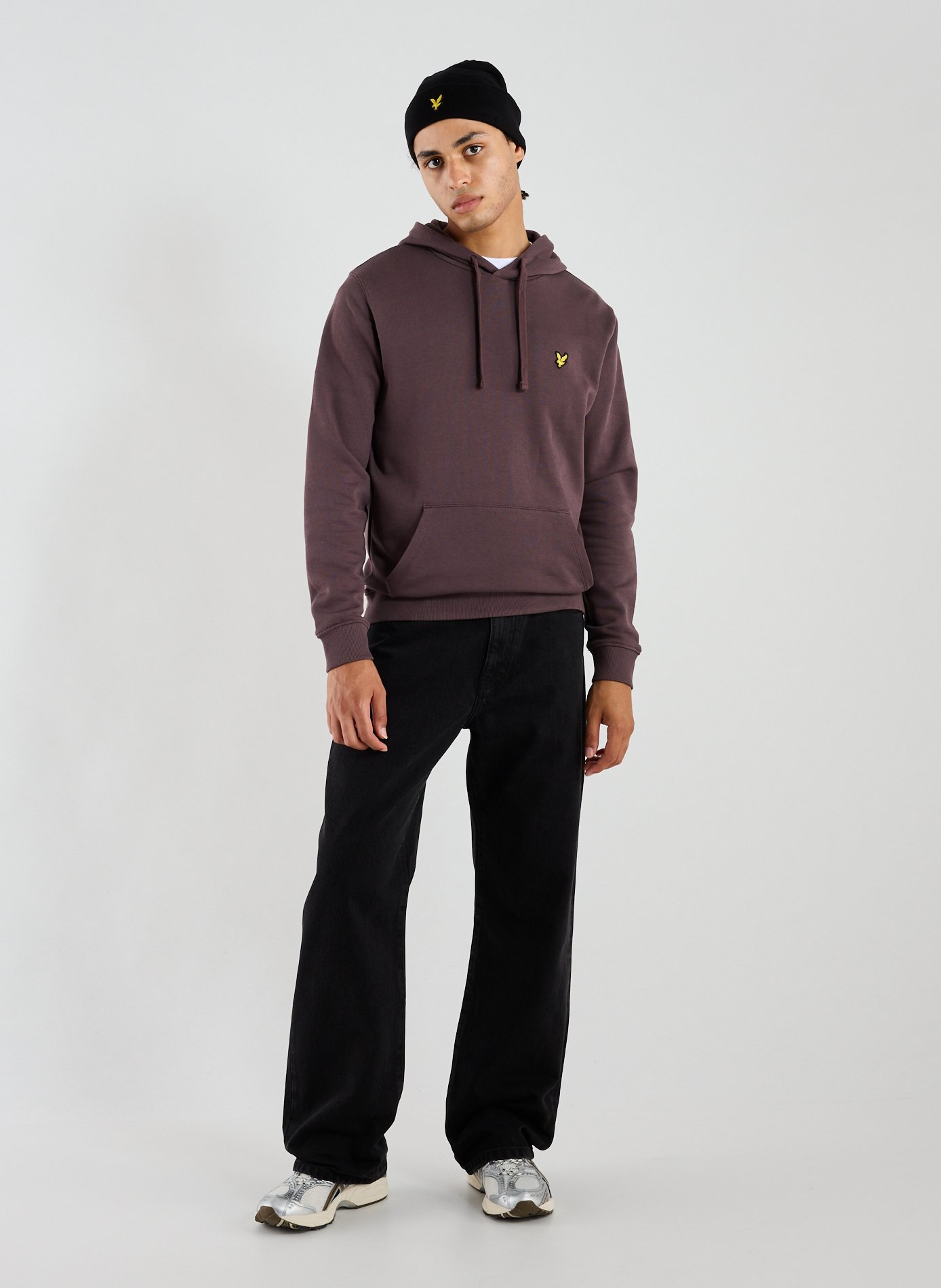 Hoodie en coton  LYLE & SCOTT Marron