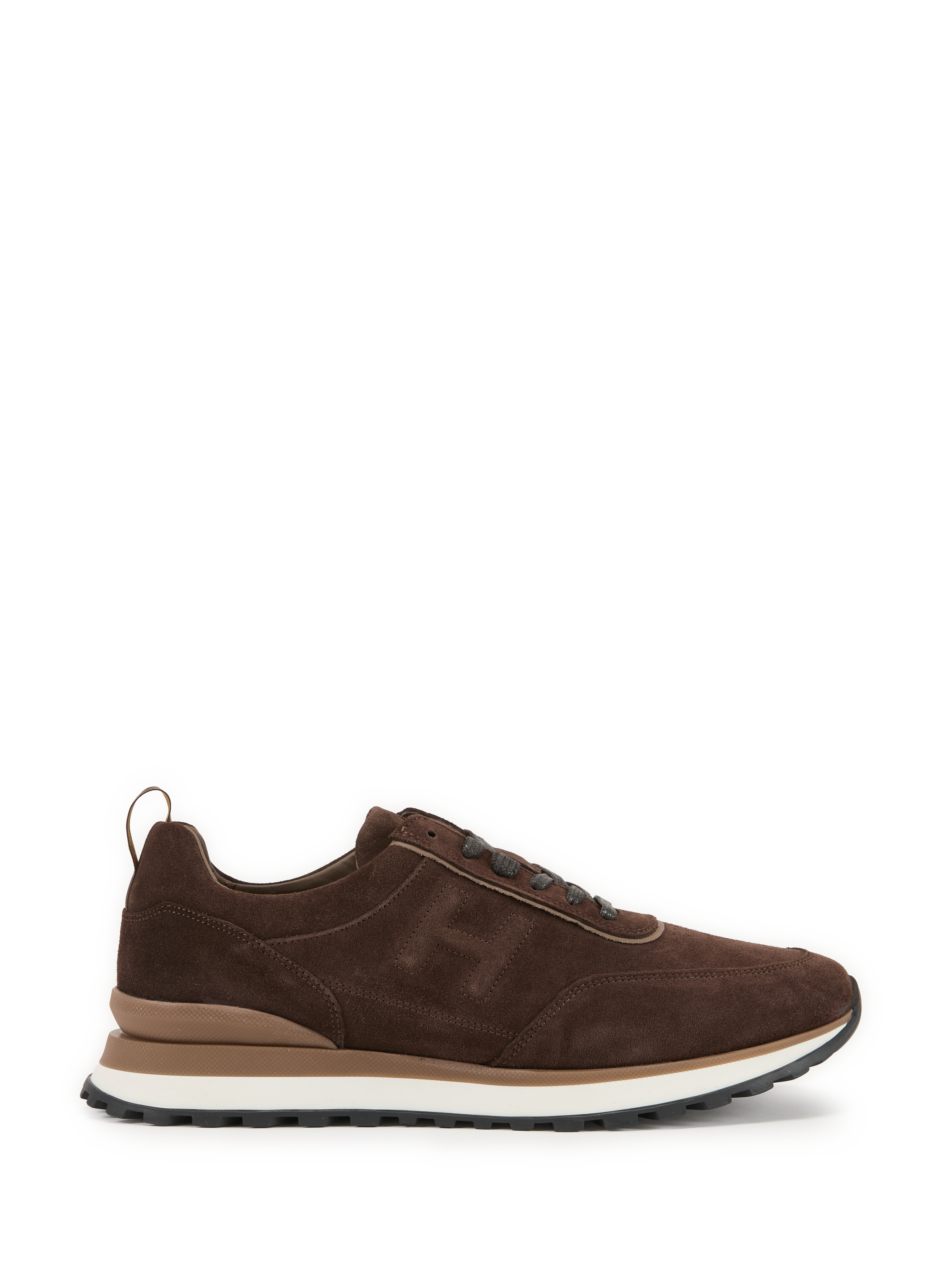 HACKETT Baskets crantées en cuir Marron