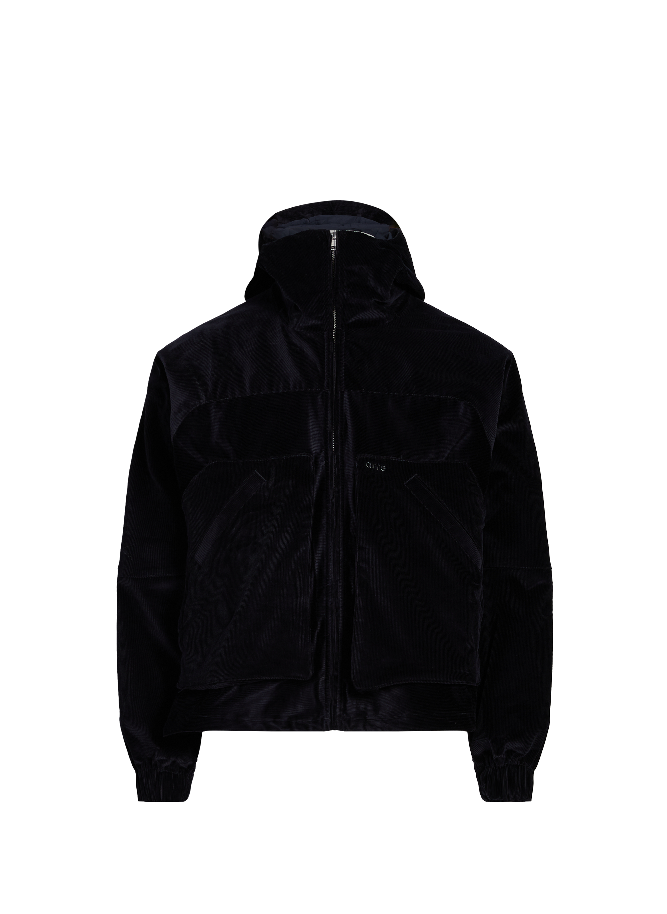 ARTE ANTWERP Oversized ribbed velvet jacket in a cotton blend Blue