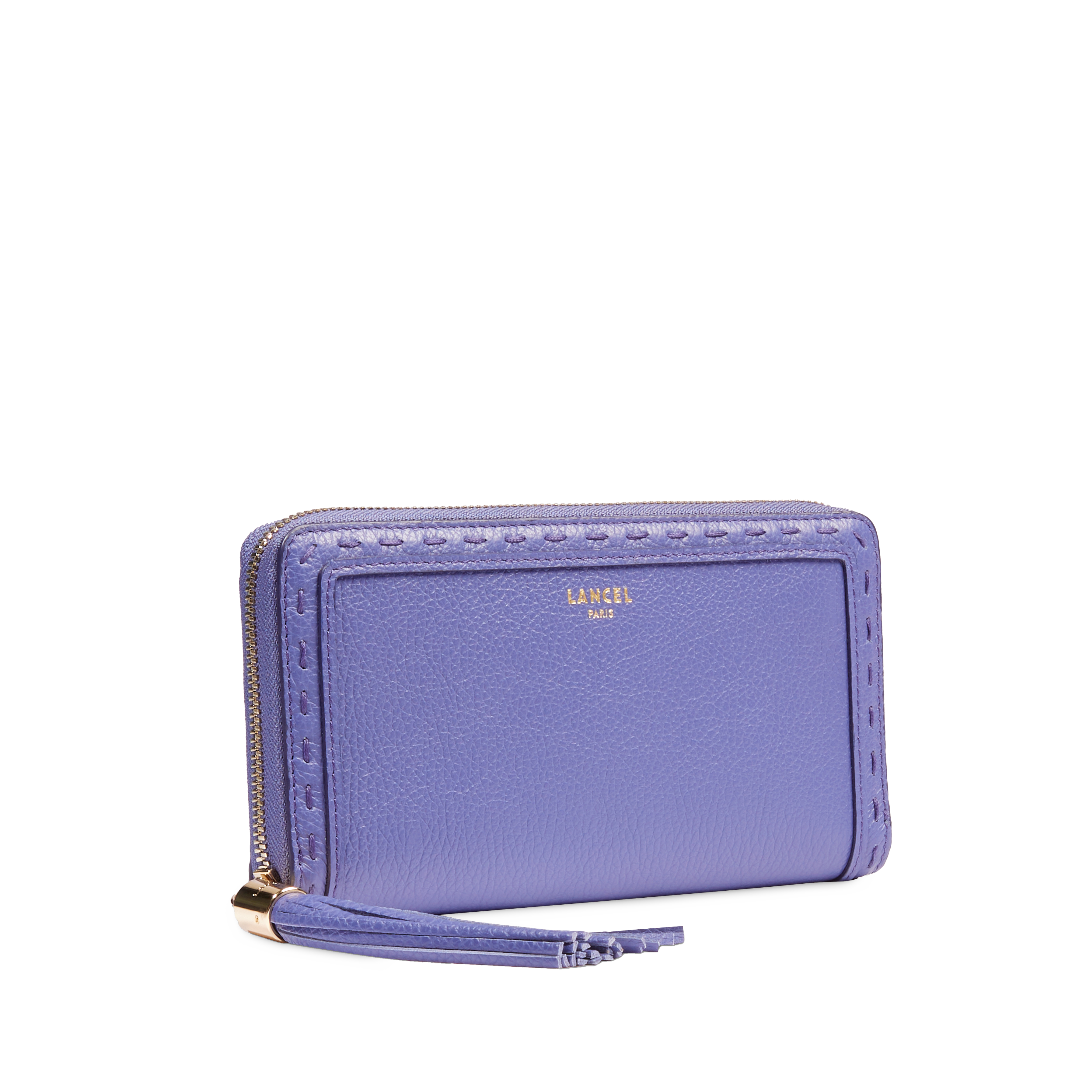 Portefeuille long zippé premier flirt de lancel en cuir | Bleu LANCEL Femme