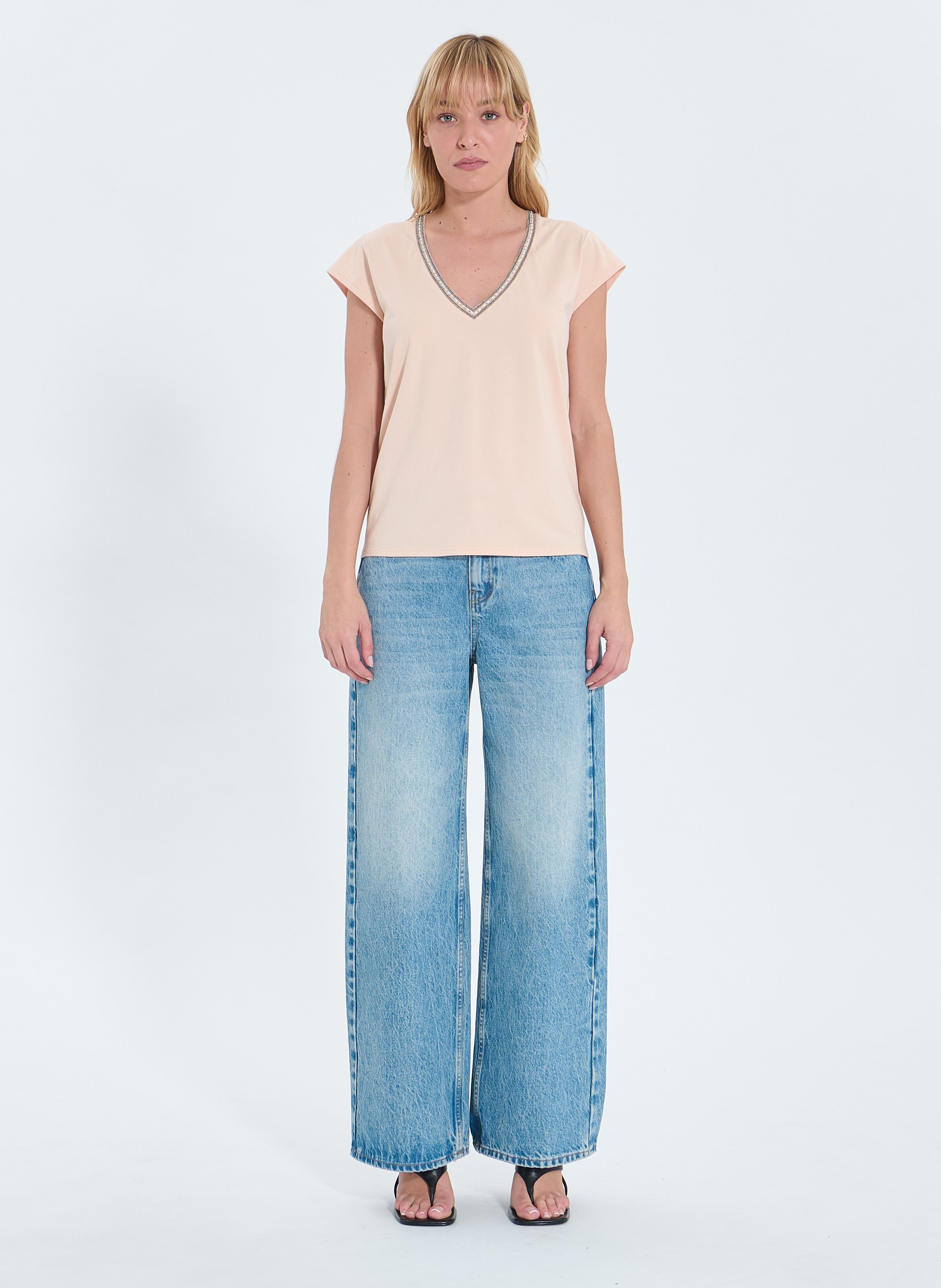 Top  tulipe ZAPA Beige