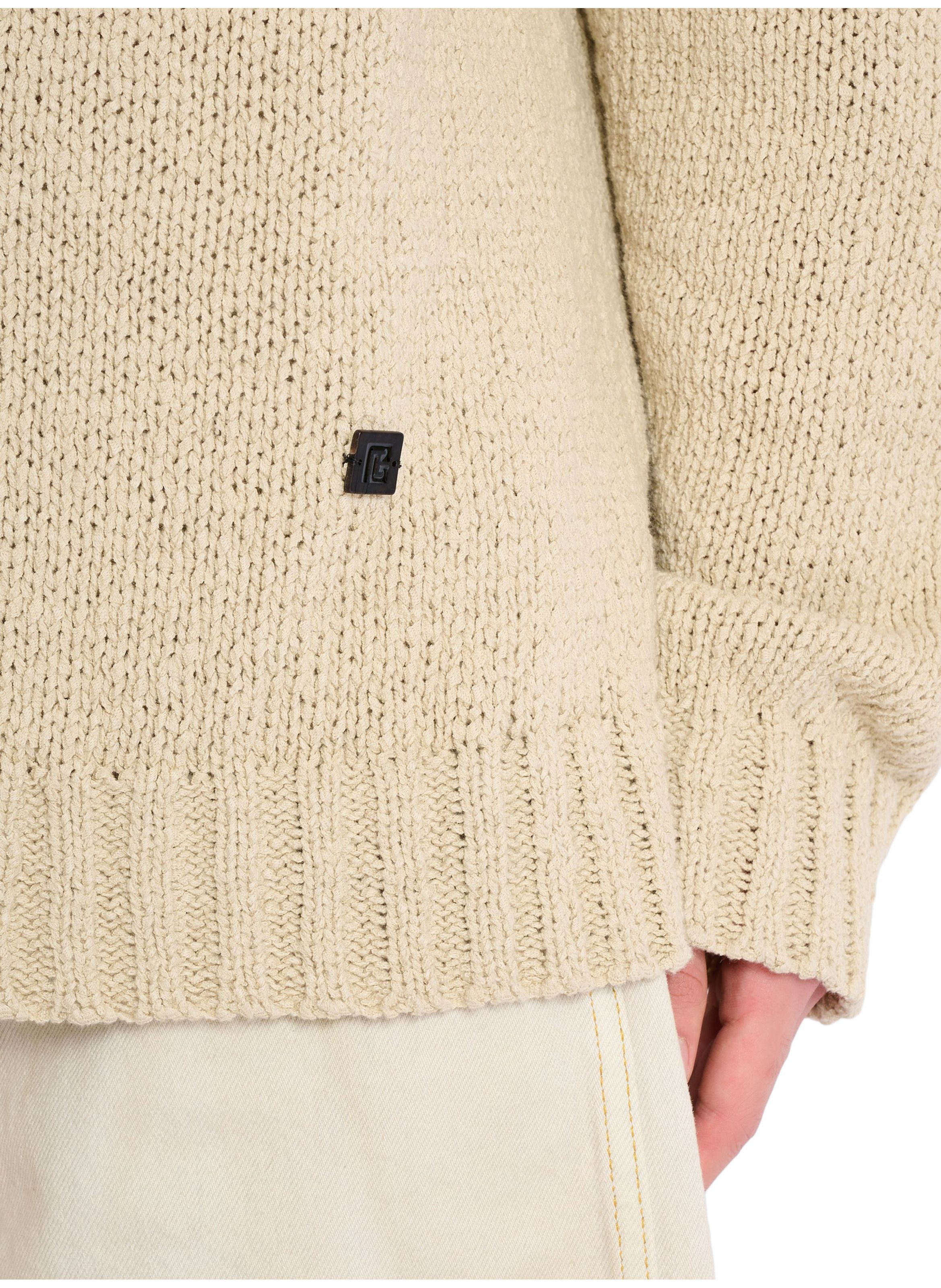 Pull en coton léger BALMAIN Beige