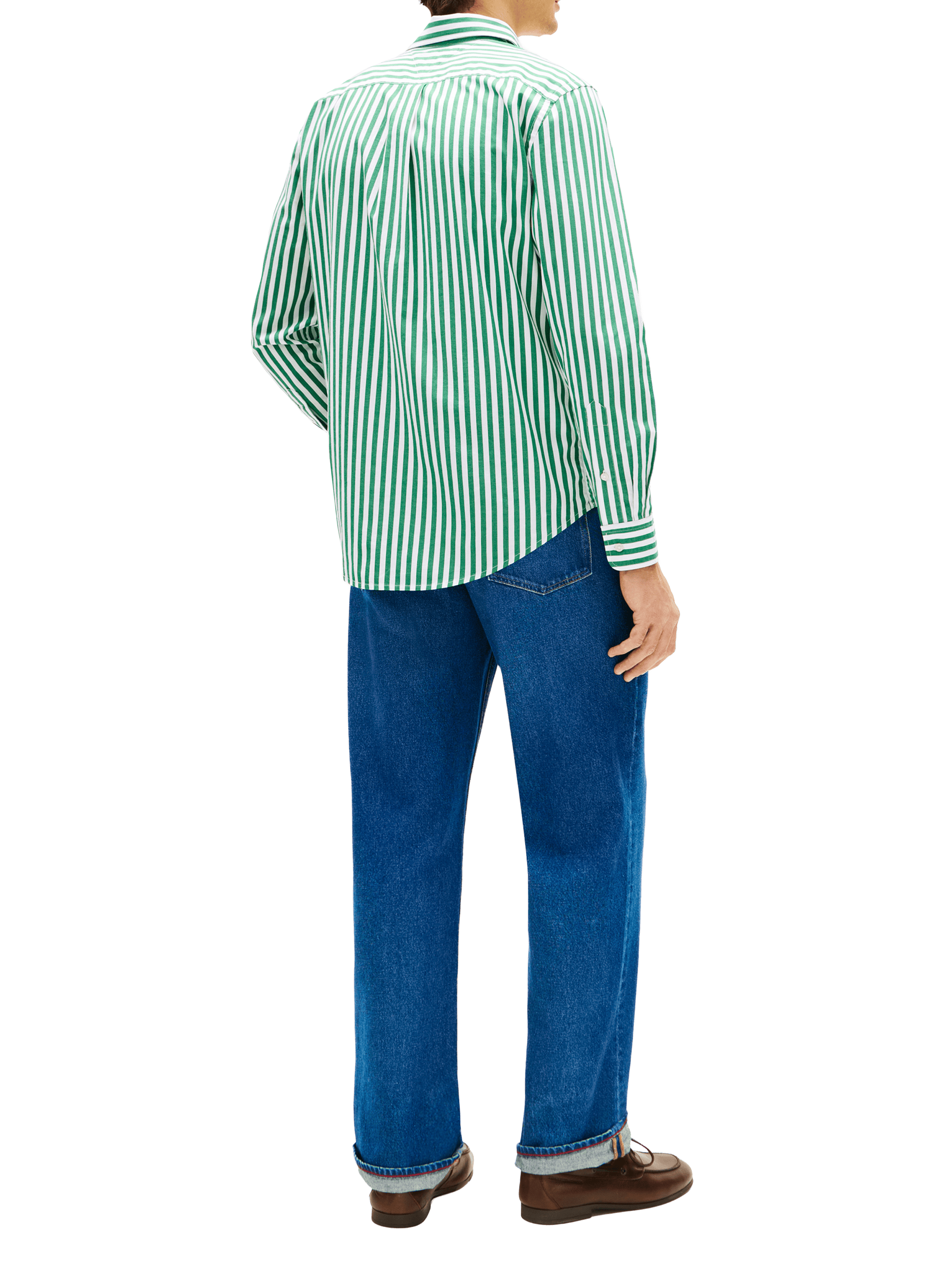 Linen shirt TOMMY HILFIGER Green