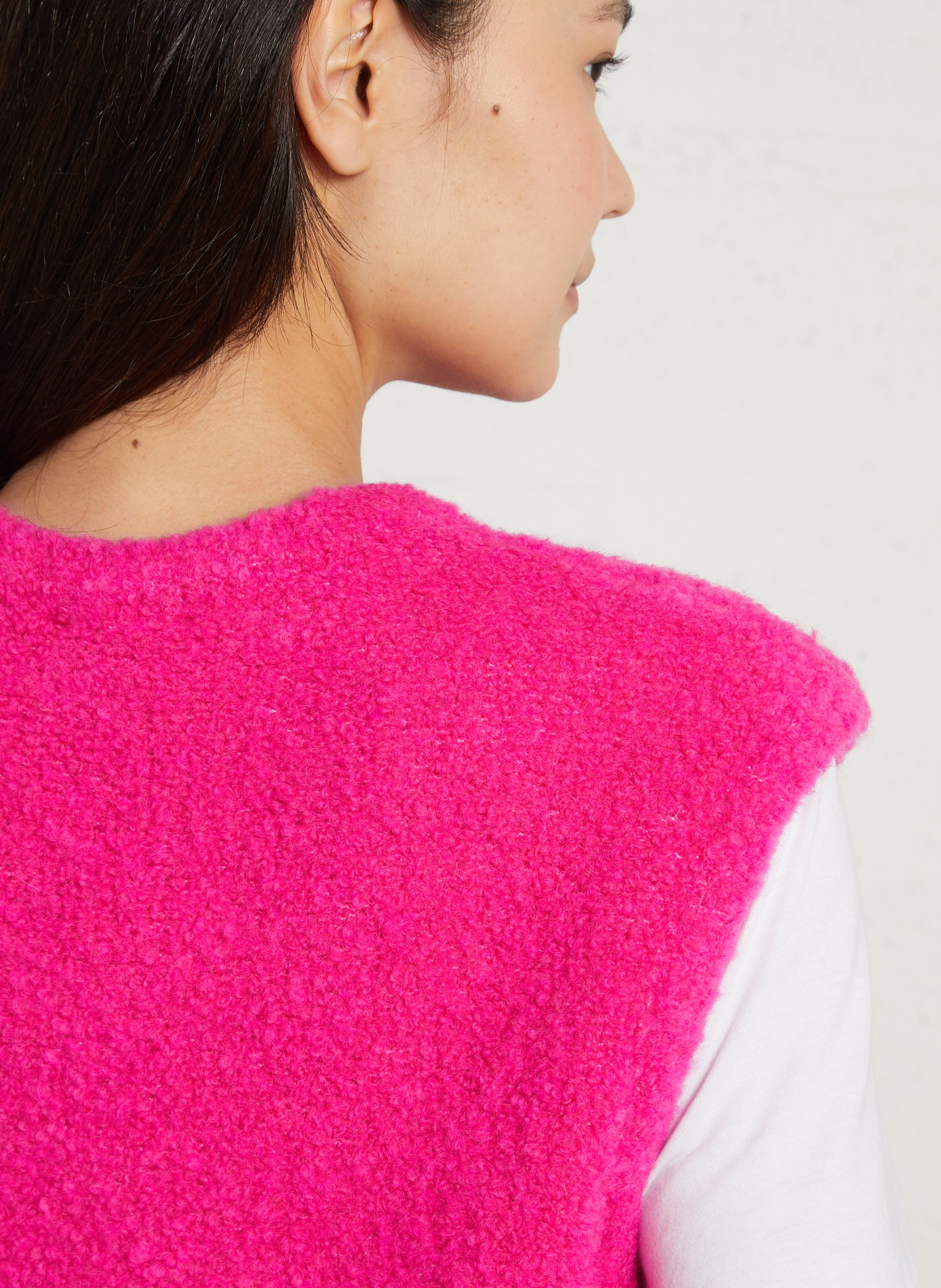 Pull oversize en maille zolly AMERICAN VINTAGE Rose