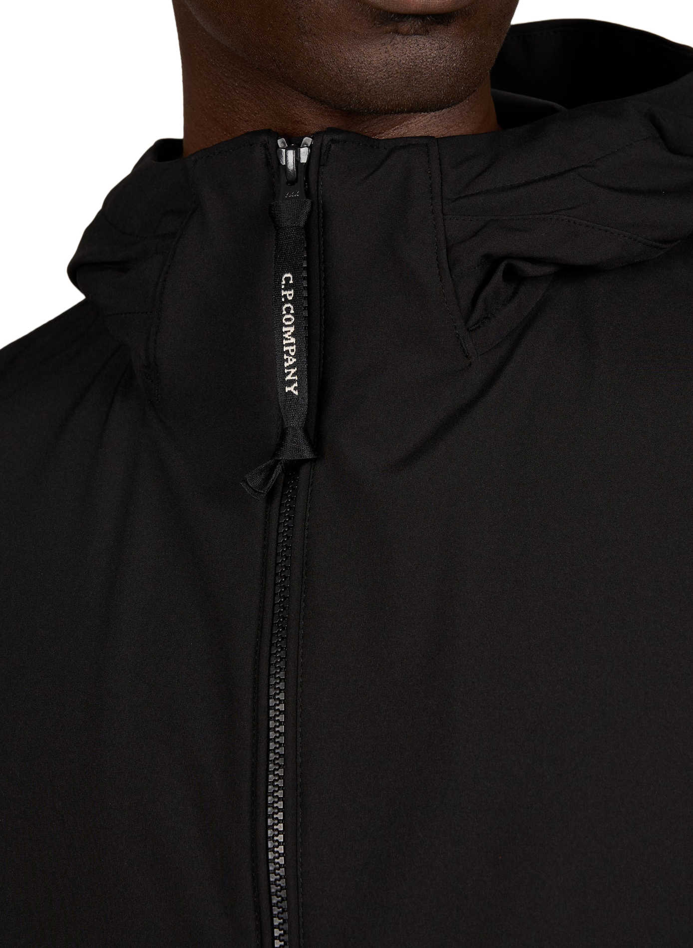 Veste zippée à capuche CP COMPANY Noir