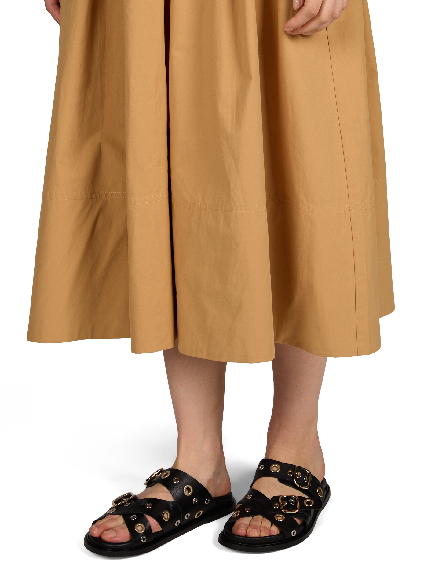 Sandales Karine en cuir MAISON TOUFET Noir