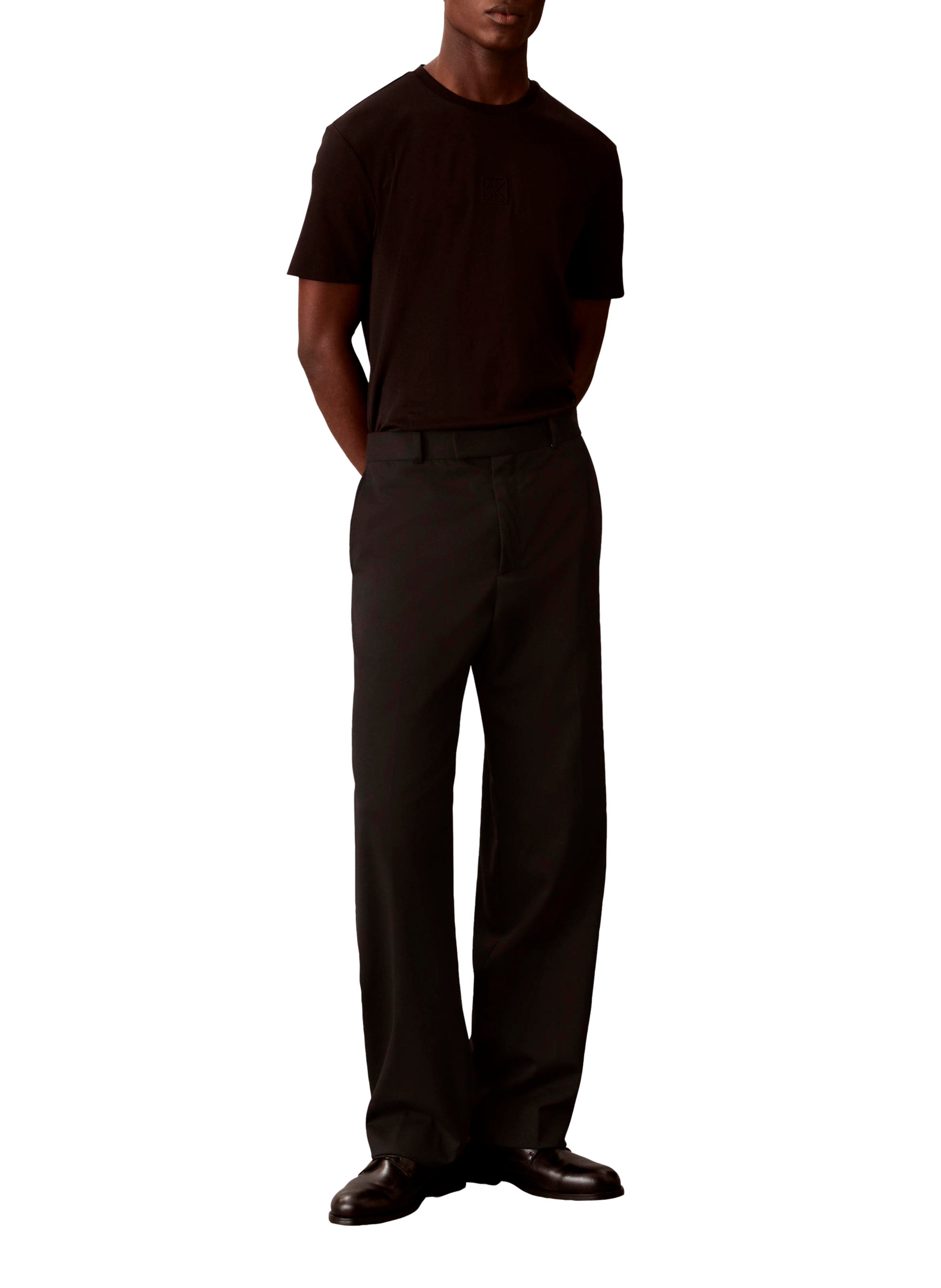 Cotton Logo T-shirt CALVIN KLEIN Black