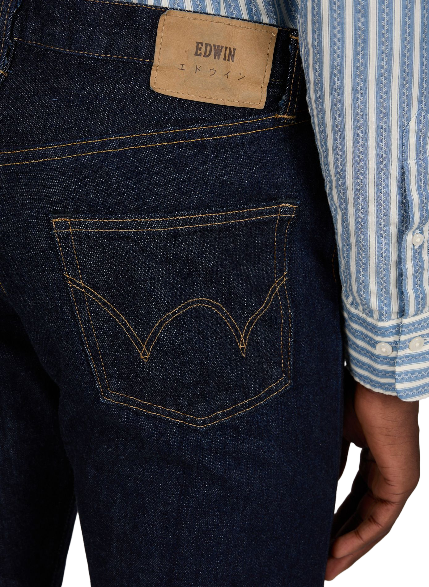 Cotton jeans EDWIN Blue