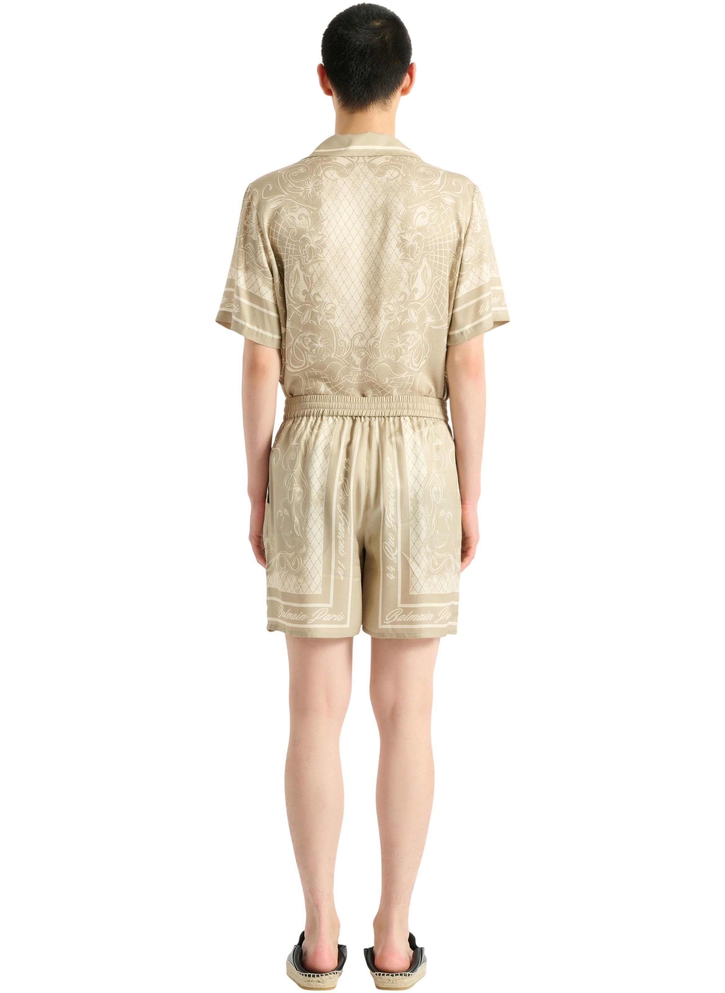 Short pyjama imprimé foulard BALMAIN Beige