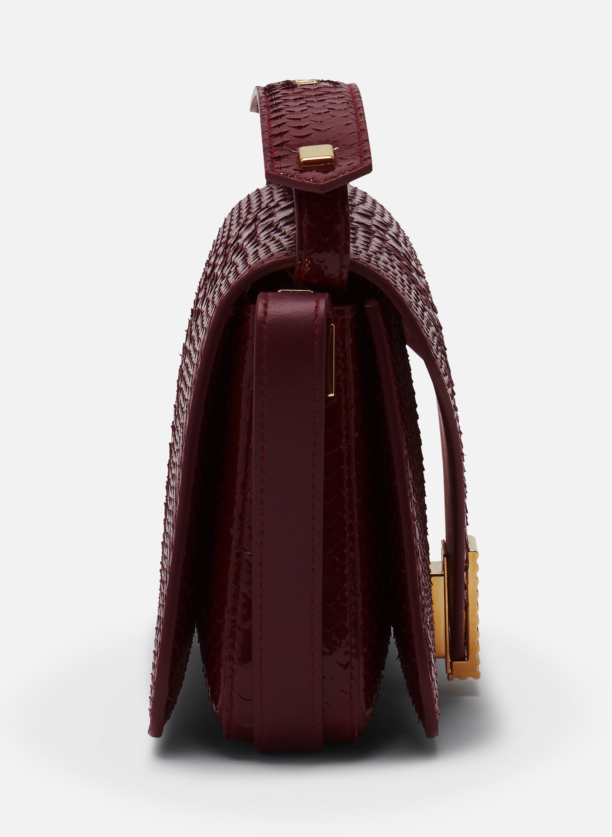 Sac concerto arpege en python LANVIN Rouge