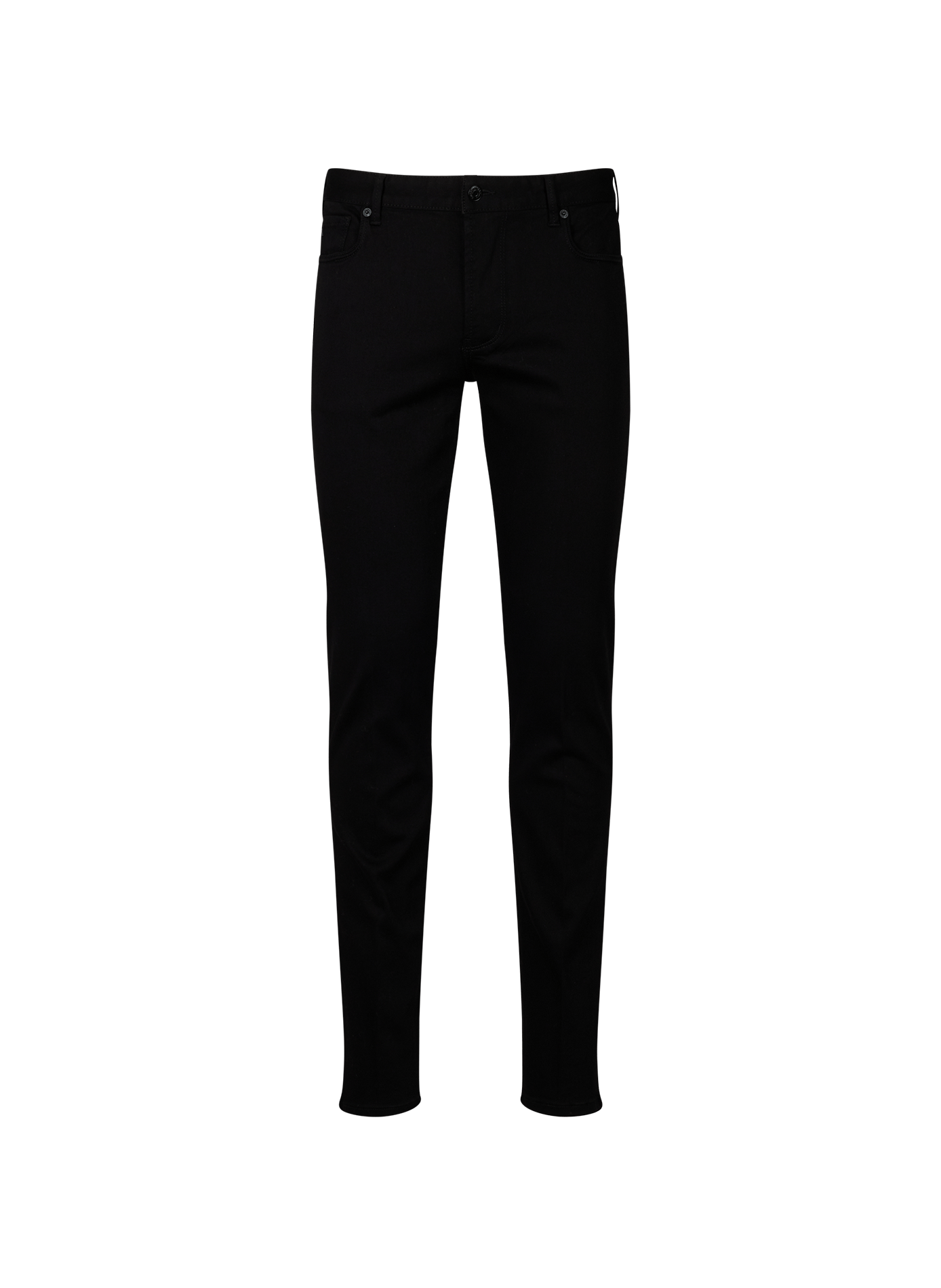 Jean slim taille mi-haute uni EMPORIO ARMANI Noir