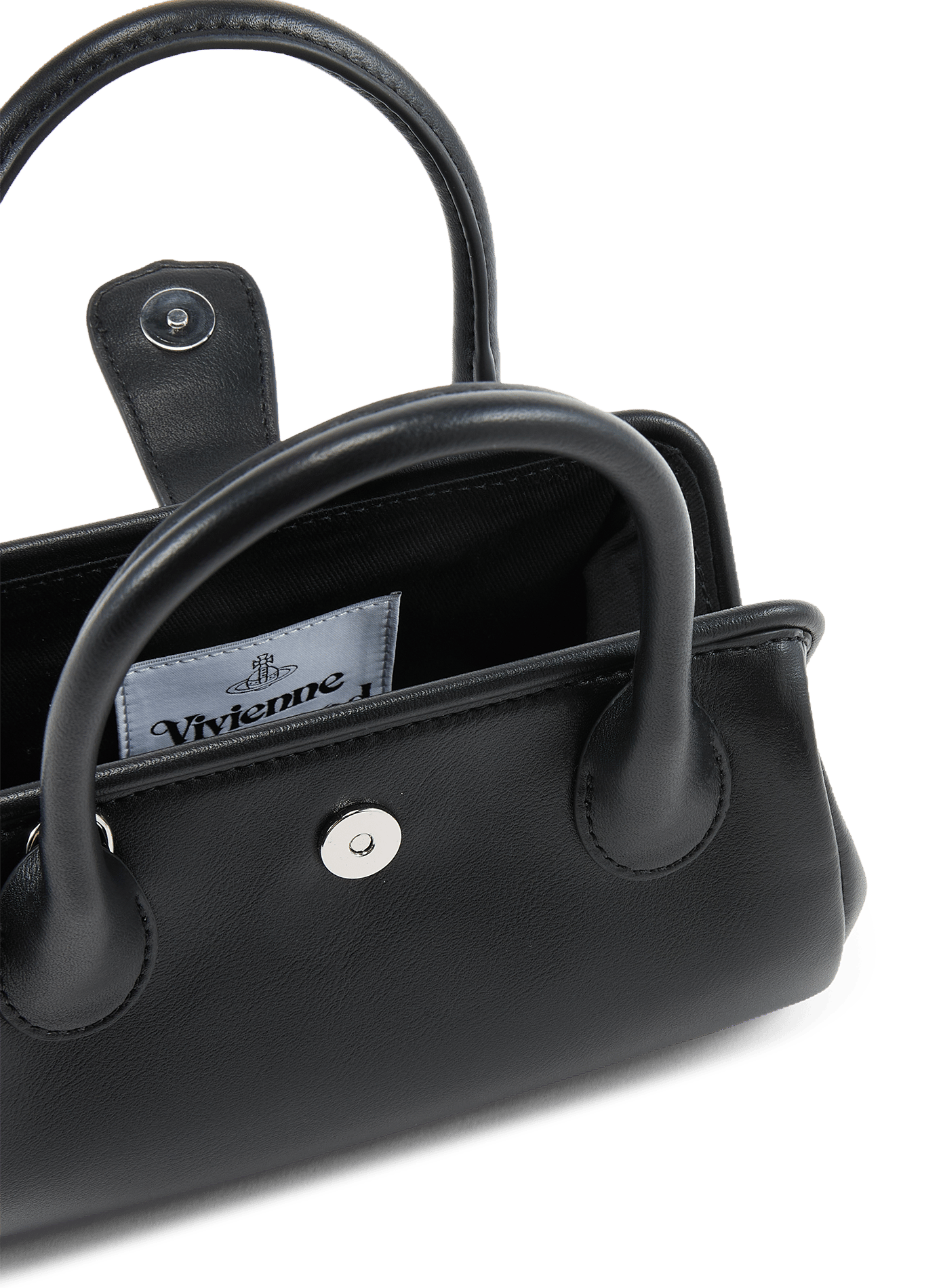 Mini sac à main uni VIVIENNE WESTWOOD Black