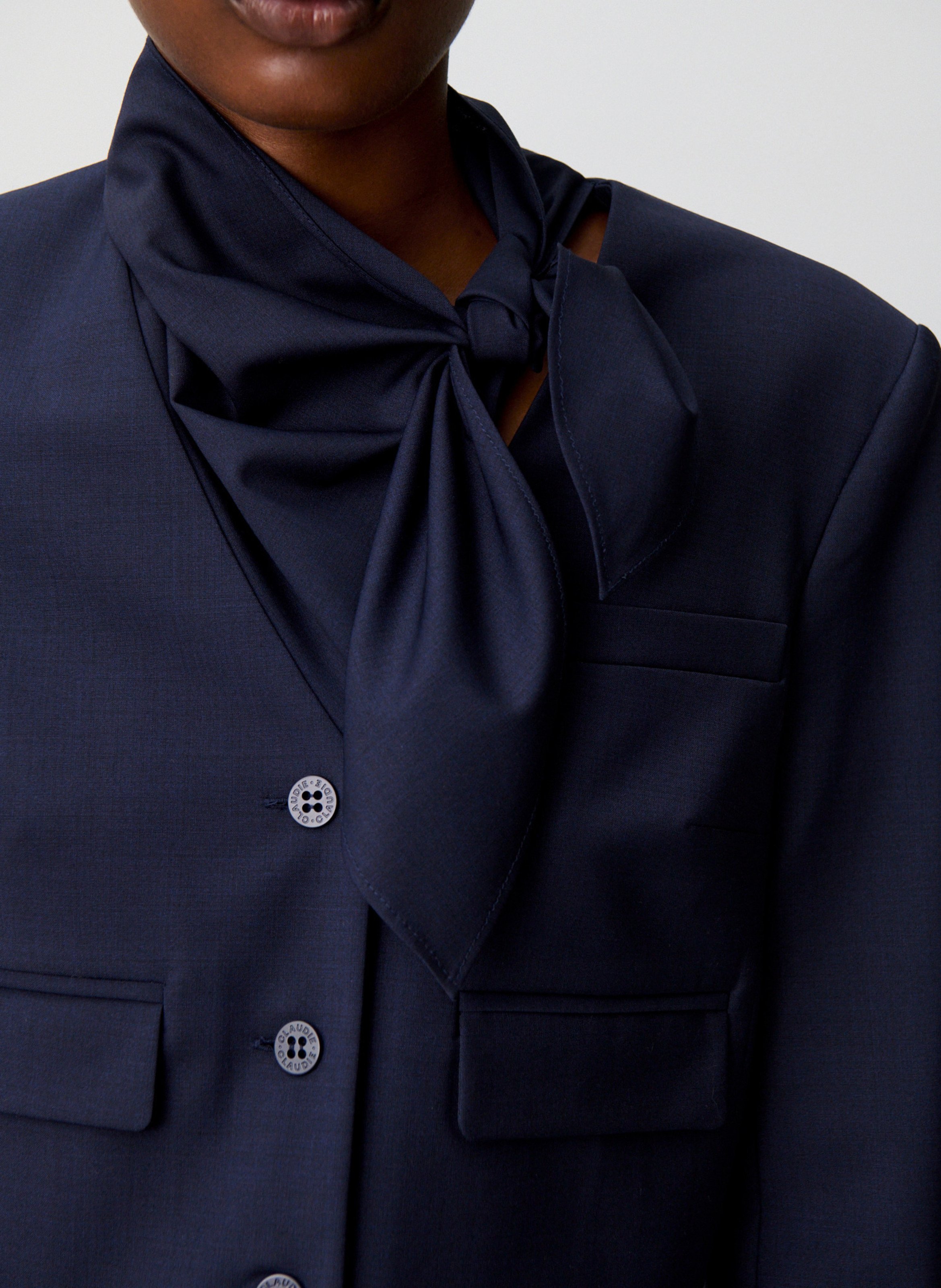 Veste de tailleur ajustée CLAUDIE PIERLOT Bleu