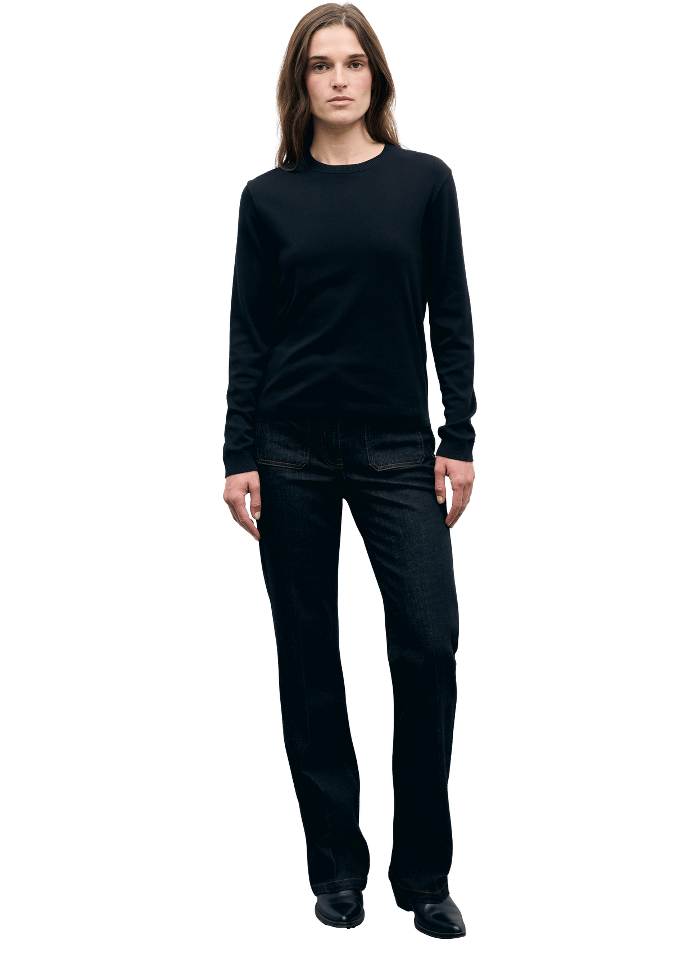 T-shirt en coton épais - bara GERARD DAREL Noir