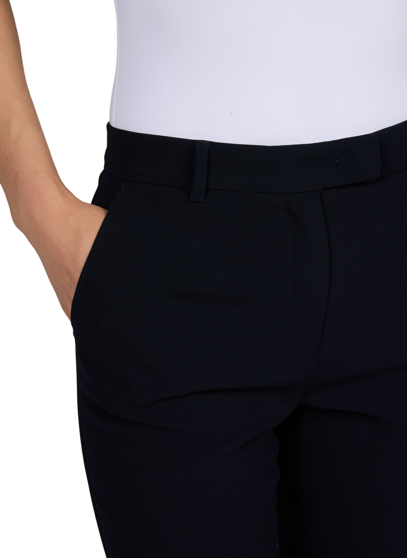 Straight trousers MAX MARA STUDIO Blue