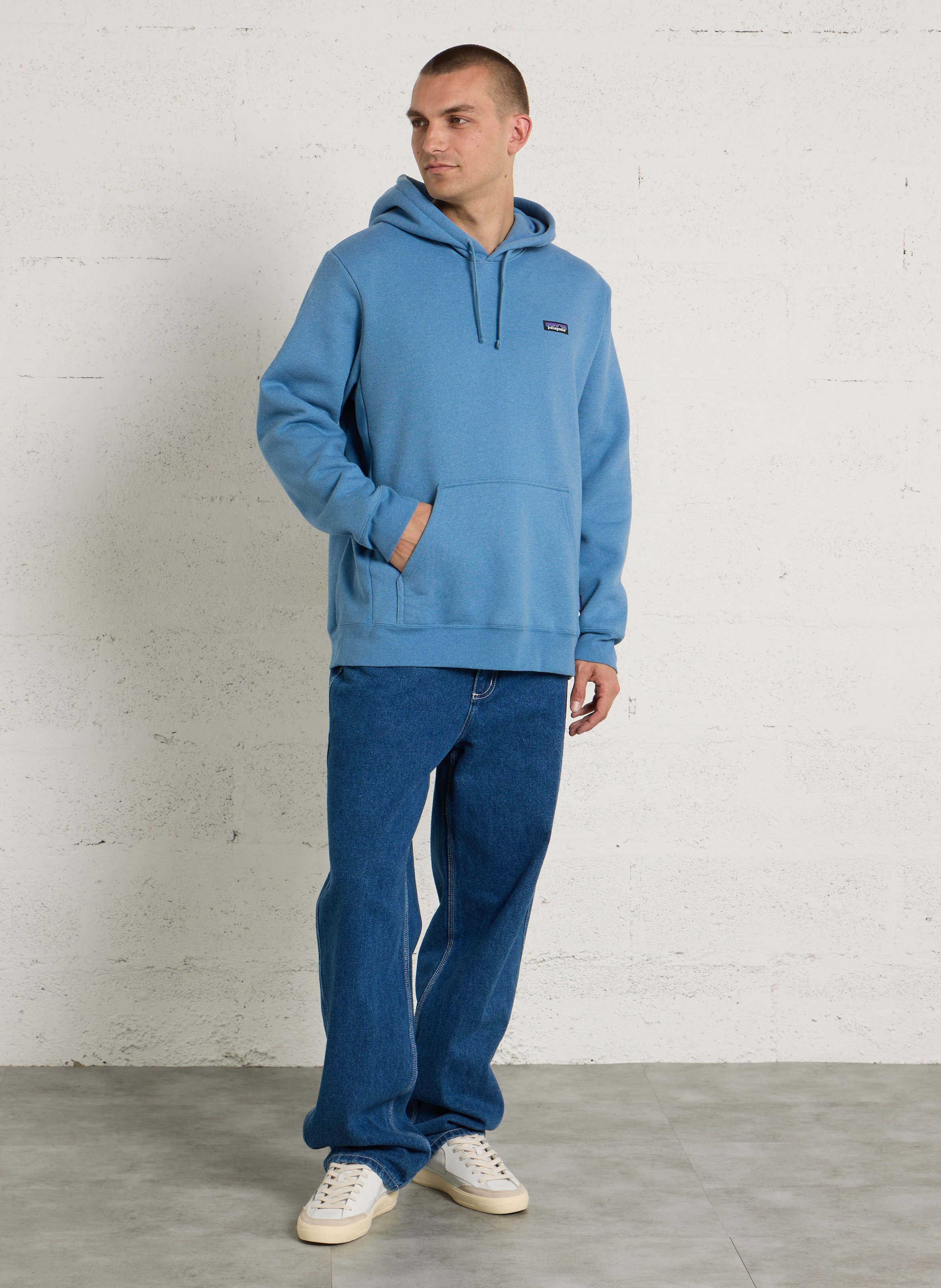 Hoodie heren P-6 Label Uprisal Hoody PATAGONIA Blauw