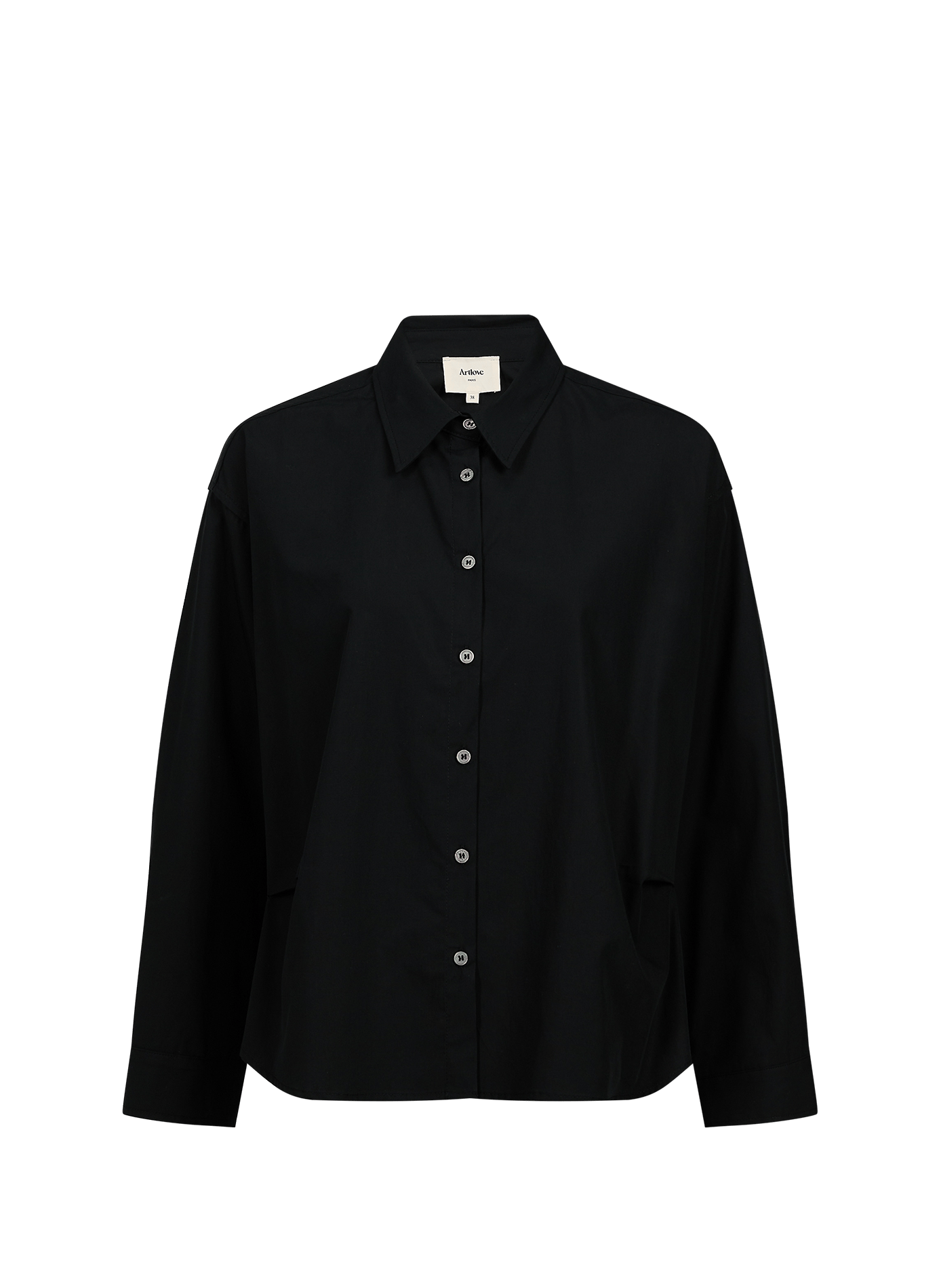 Straight cotton blend Shirt ARTLOVE Black