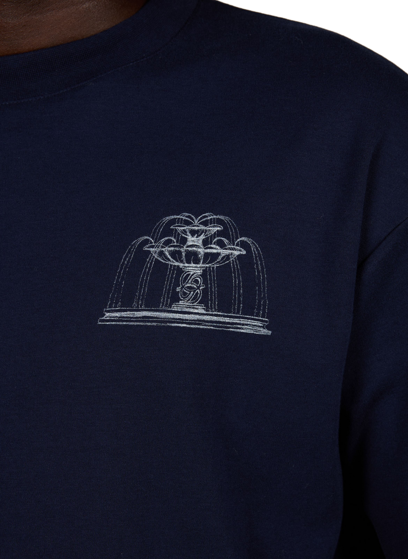 Tee-shirt oversize en coton DROLE DE MONSIEUR Bleu