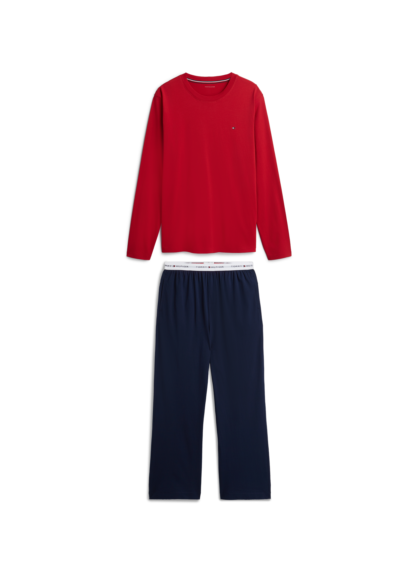 Ensemble de pyjama en coton TOMMY HILFIGER Multicolore