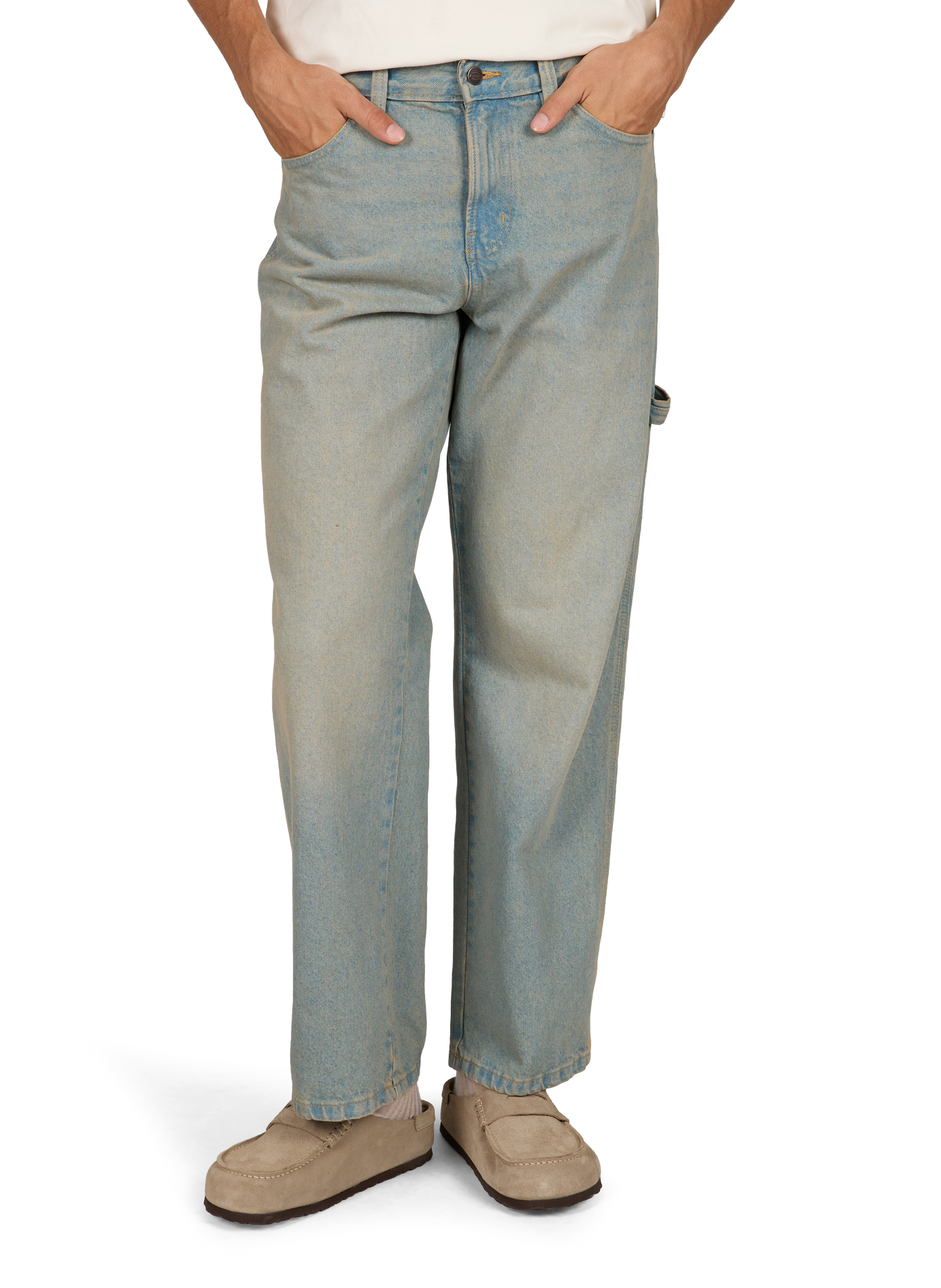 Wijde katoenen jeans DICKIES Blauw