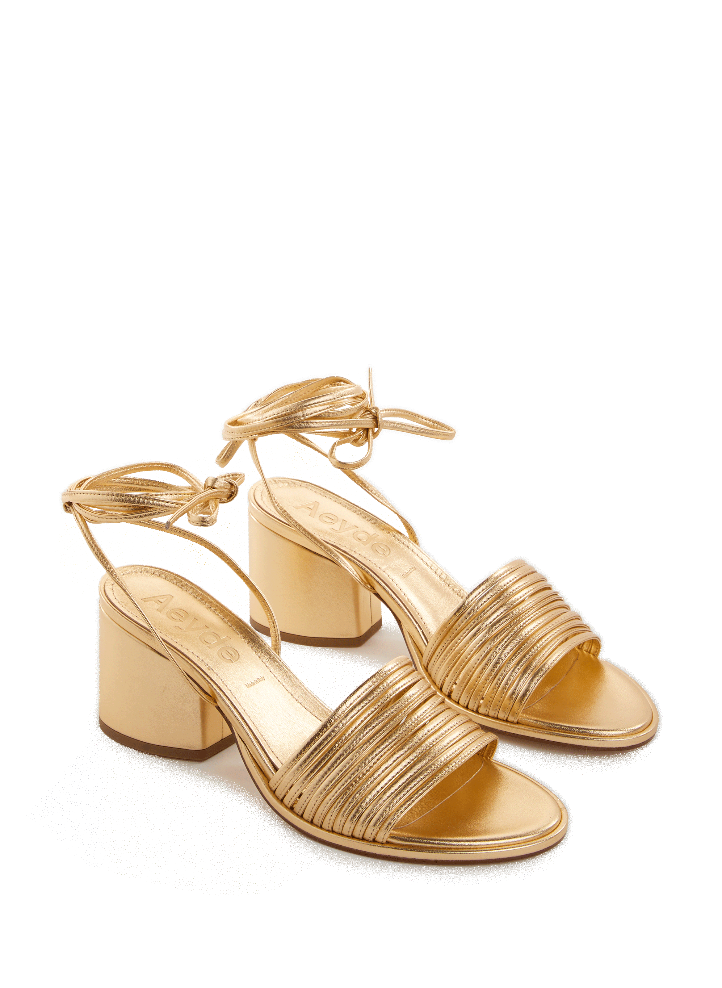 Natania strappy sandals AEYDE Golden