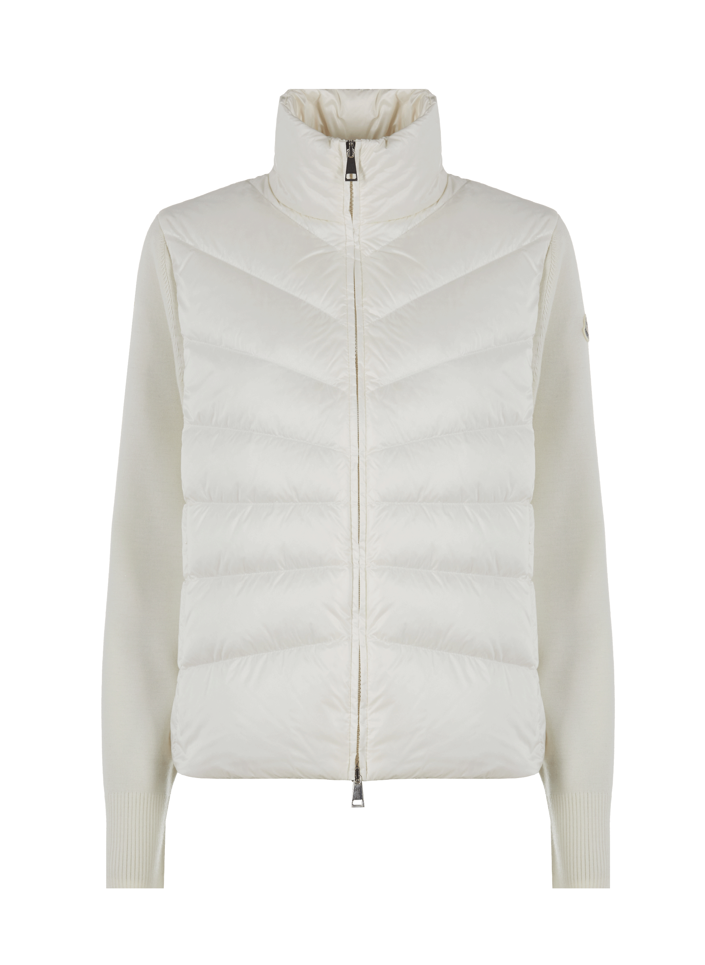 Doudoune avec empiècement en coton