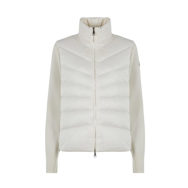 Doudoune avec empiècement en coton