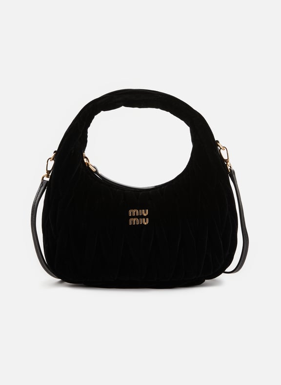 Suede handbag Black by MIU MIU MIU MIU Suede handbag Black