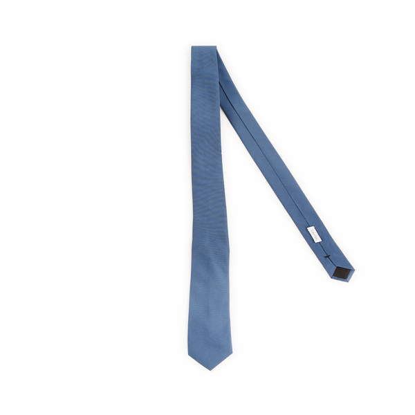 Calvin Klein Silk Tie In Blue