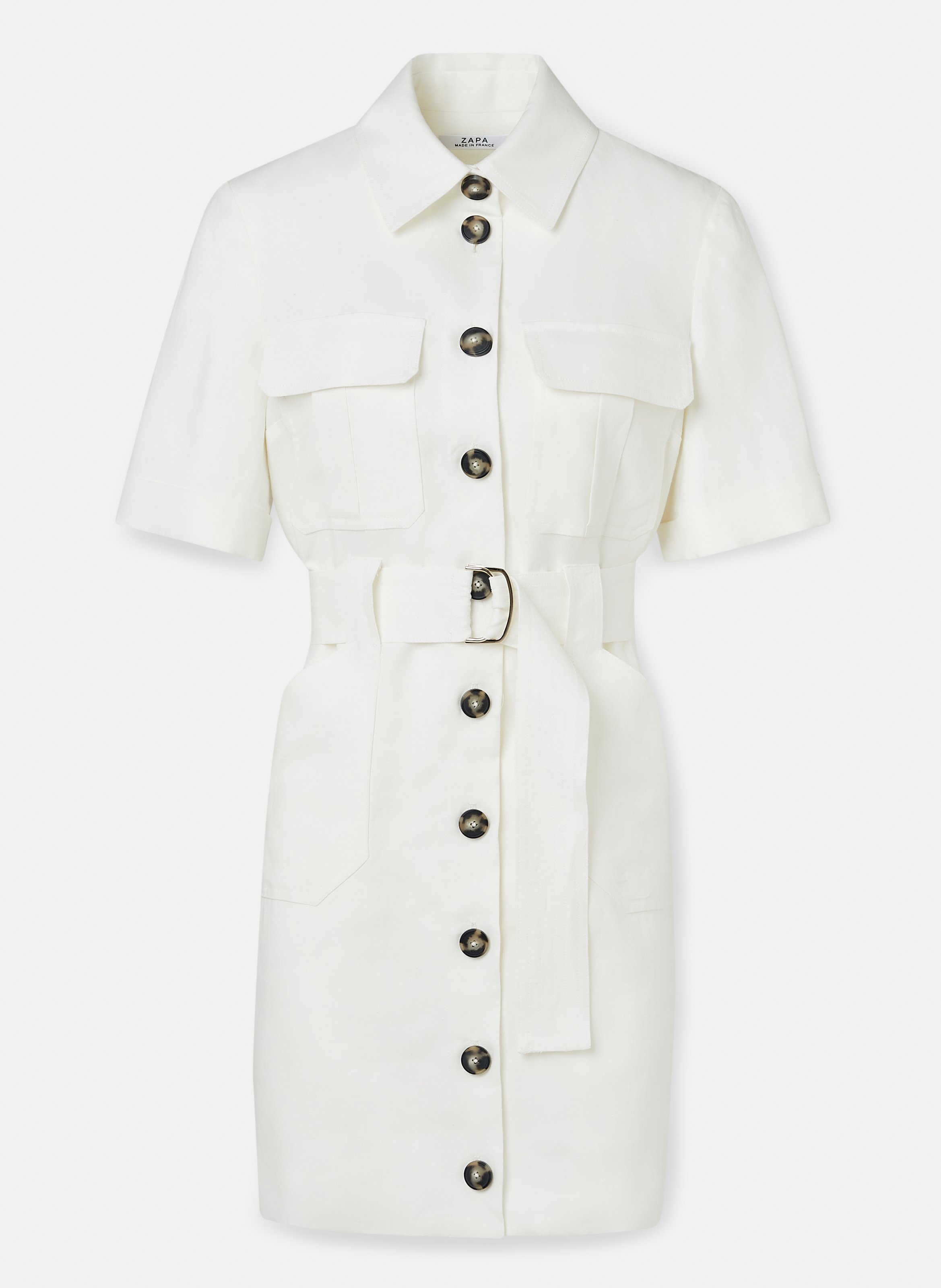 Robe  royette ZAPA Blanc