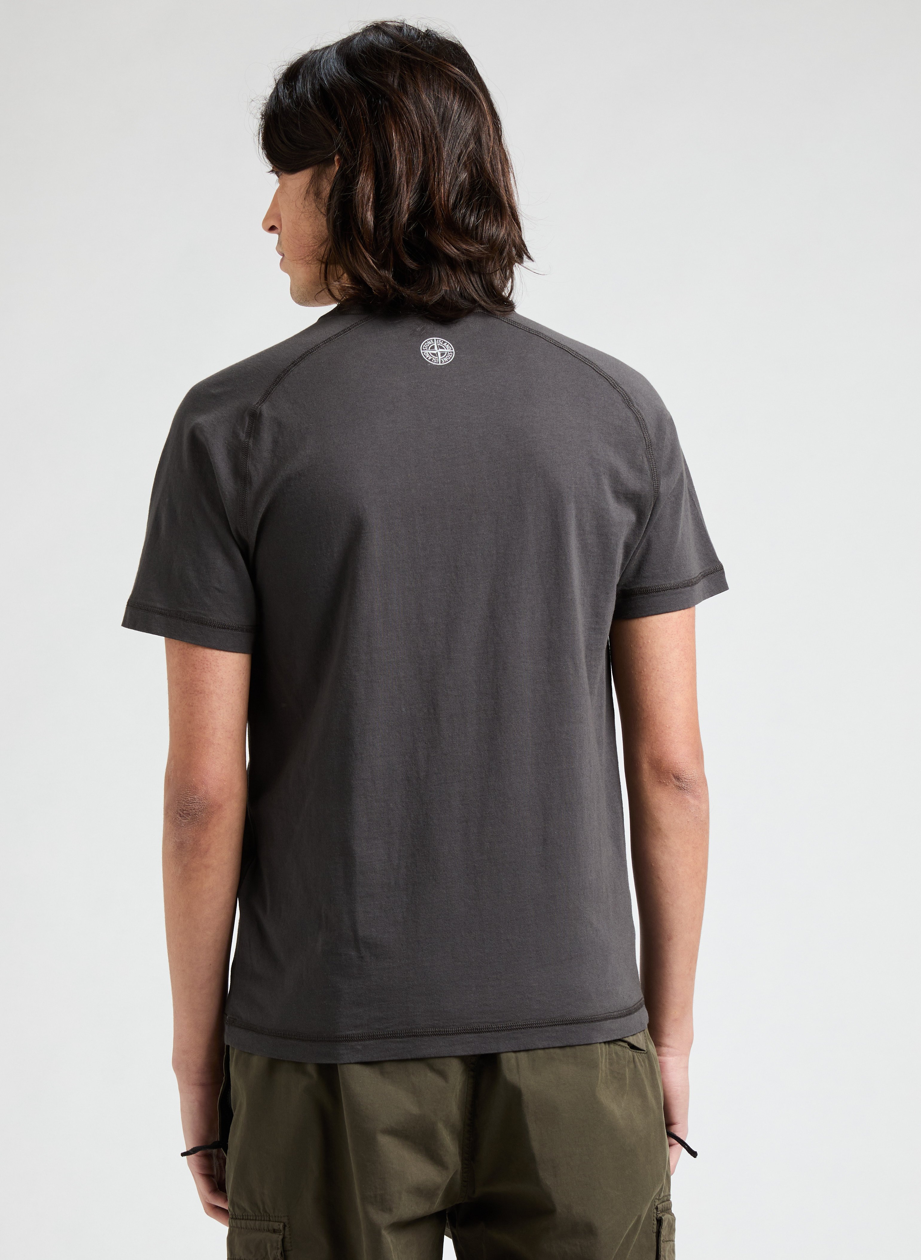 T-shirt en coton STONE ISLAND Gris