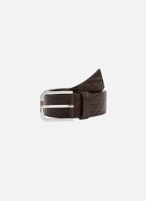 Ceinture en cuir Marron by TOMMY HILFIGER TOMMY HILFIGER Ceinture en cuir Marron
