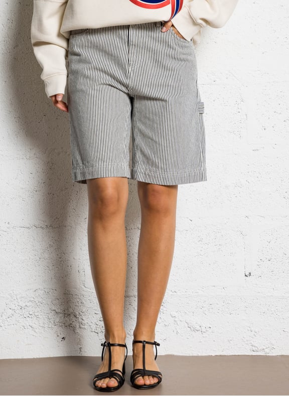 Short droit en coton cisae Blanc by BA&SH BA&SH Short droit en coton cisae Blanc