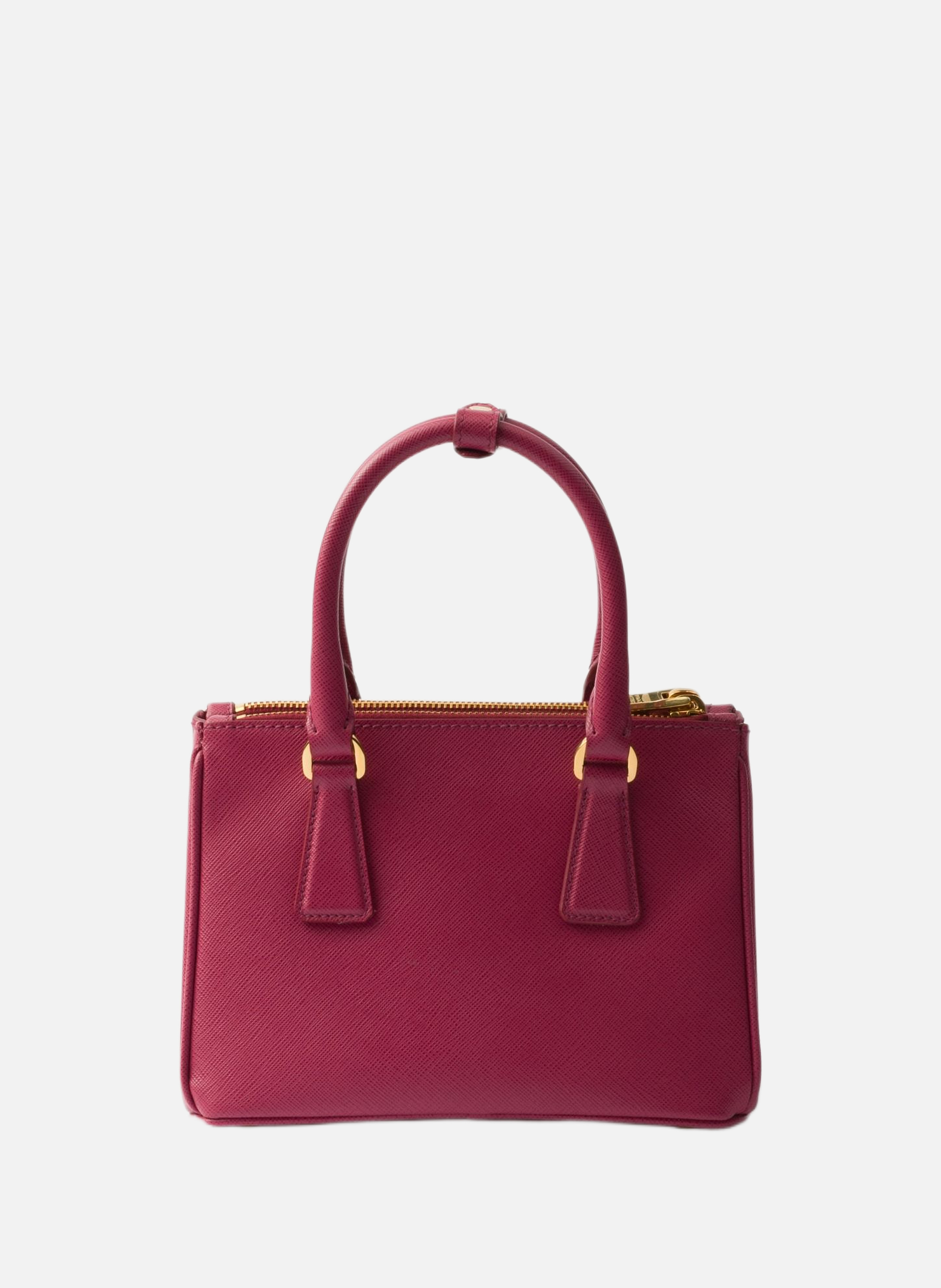 Mini sac prada galleria en cuir saffiano PRADA Rose