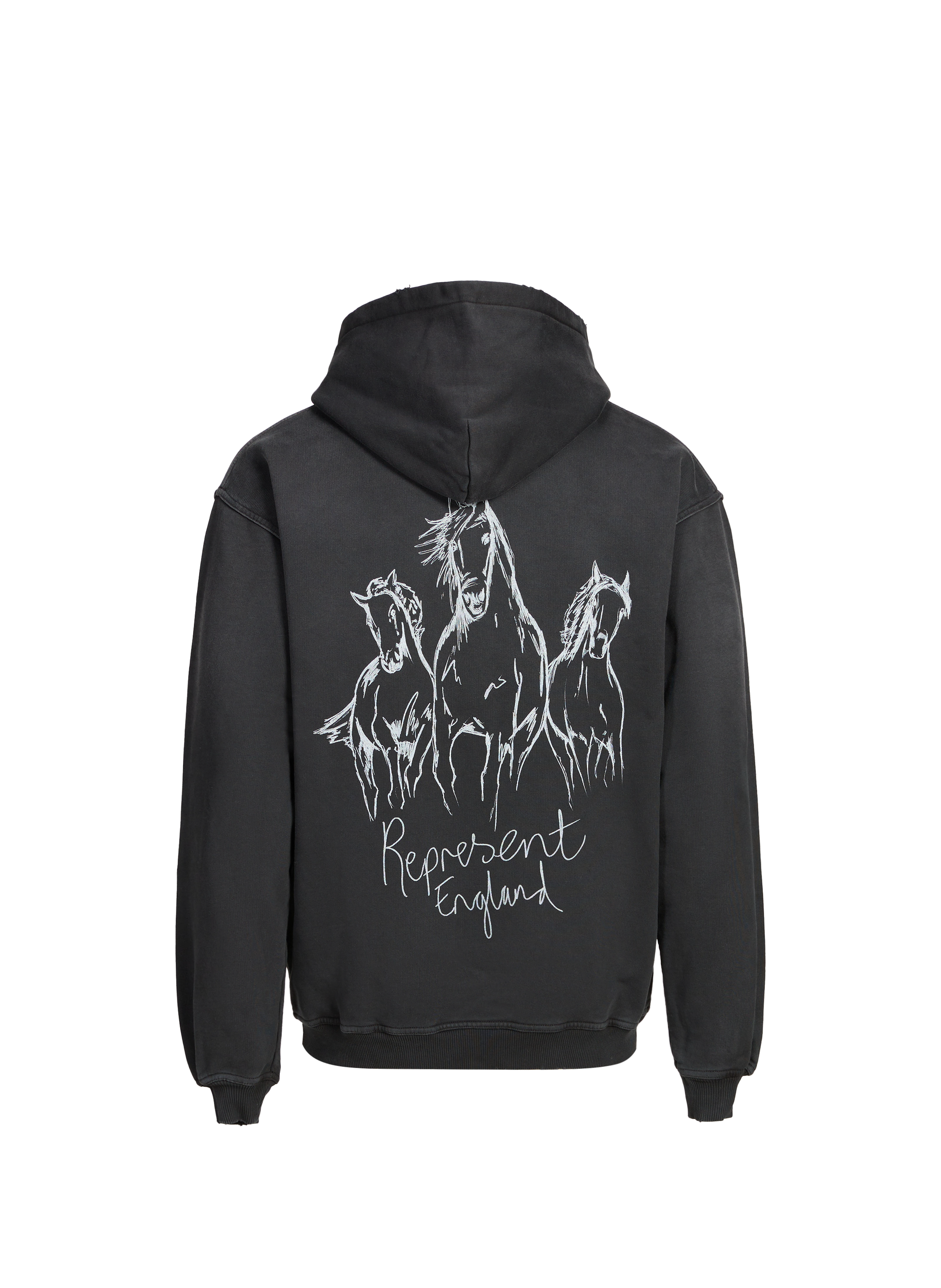 Hoodie en coton REPRESENT Noir