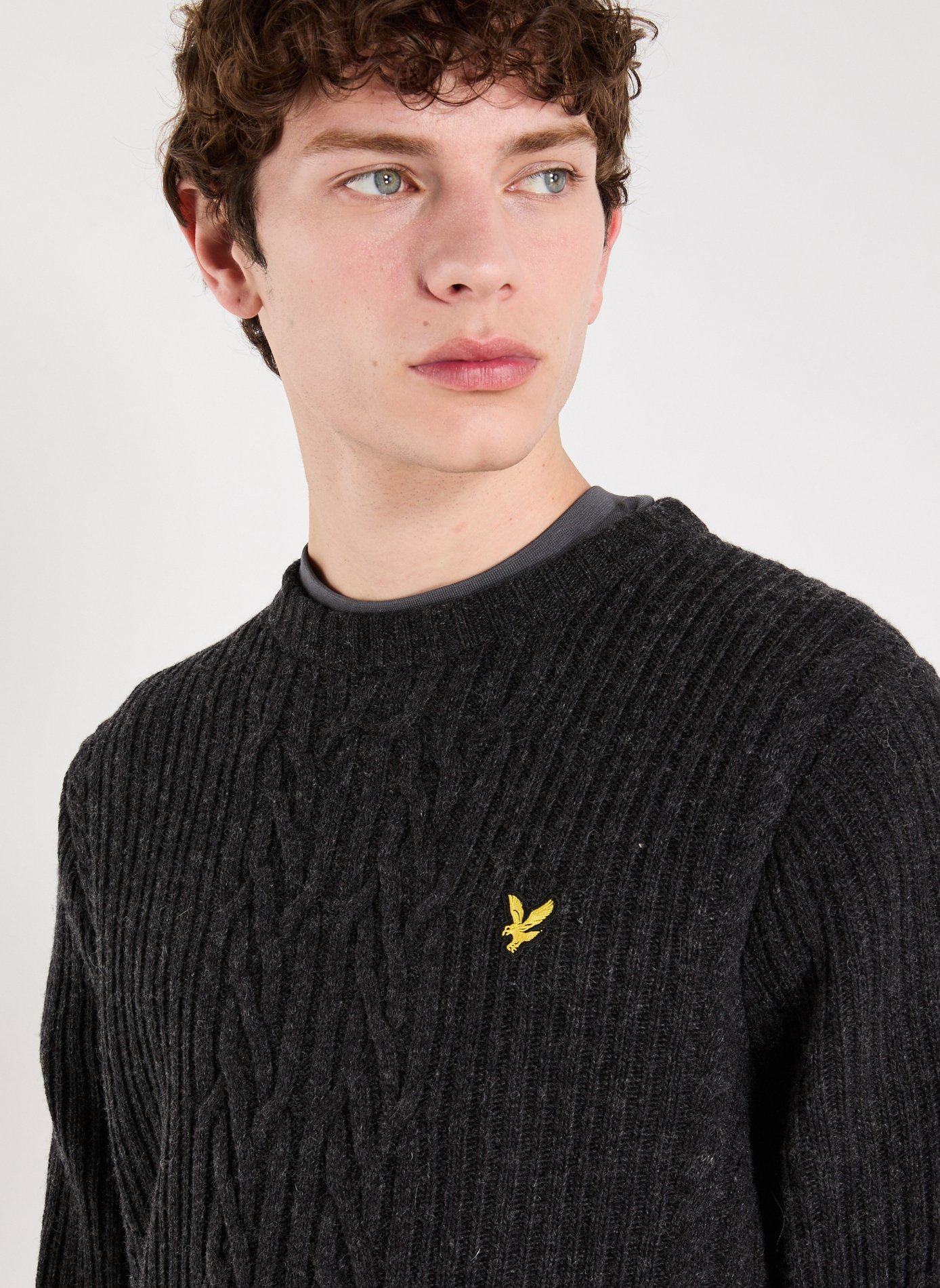 Plain wool jumper LYLE & SCOTT Black