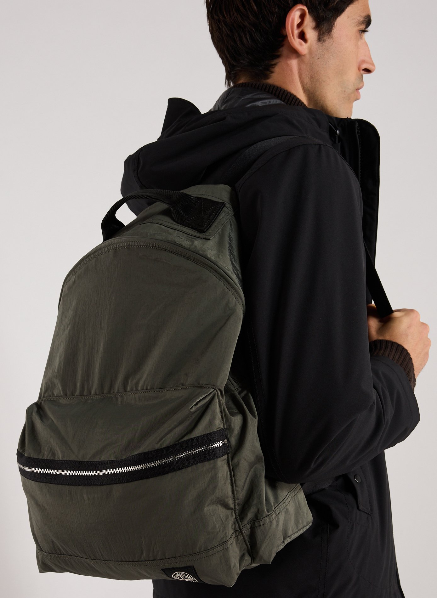 Sac à dos en nylon STONE ISLAND Gris