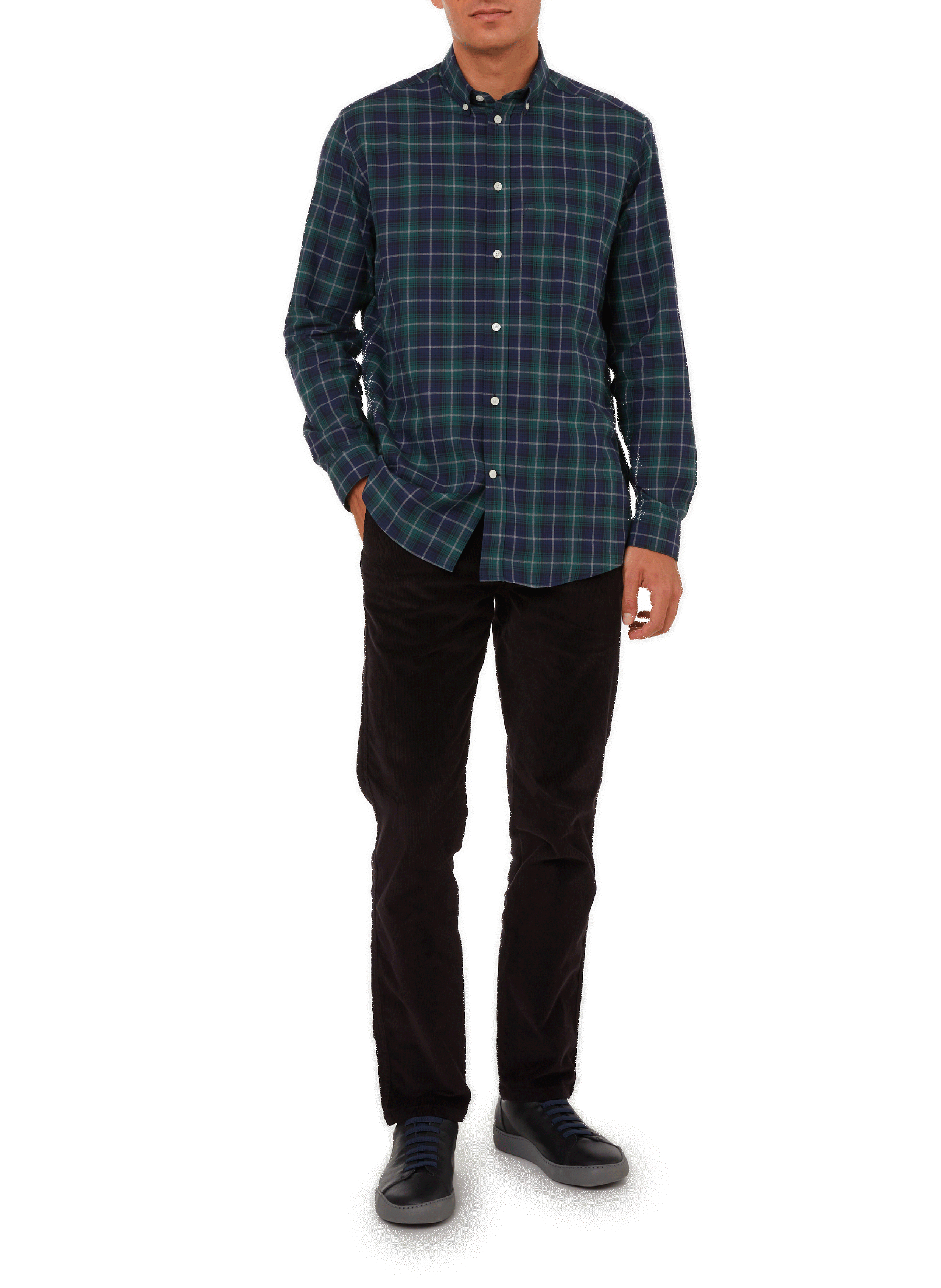 Striped cotton shirt  AU PRINTEMPS PARIS Blue