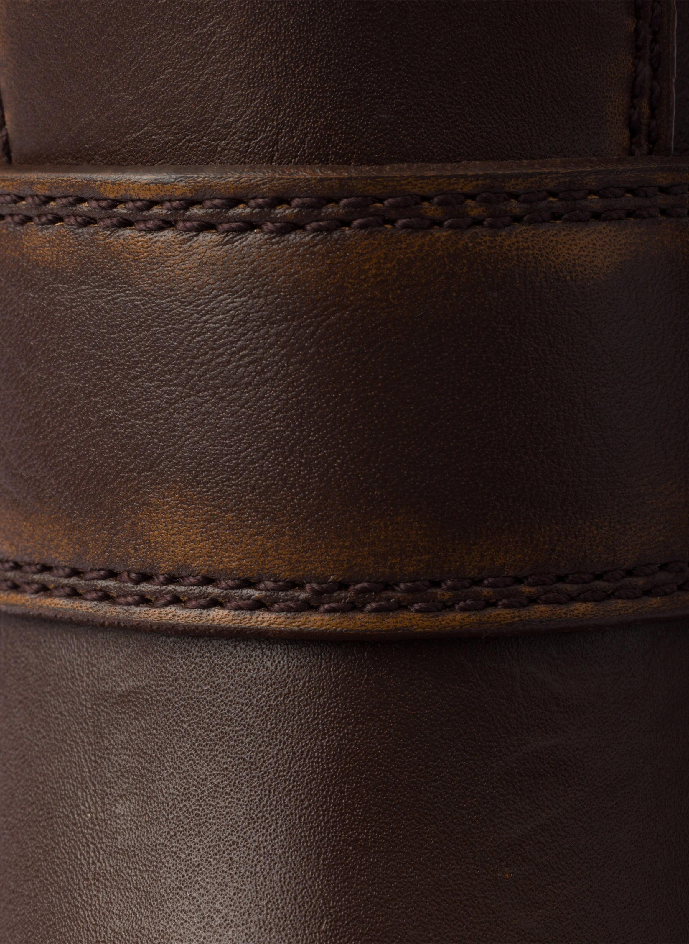 Bottines en cuir PRADA Marron