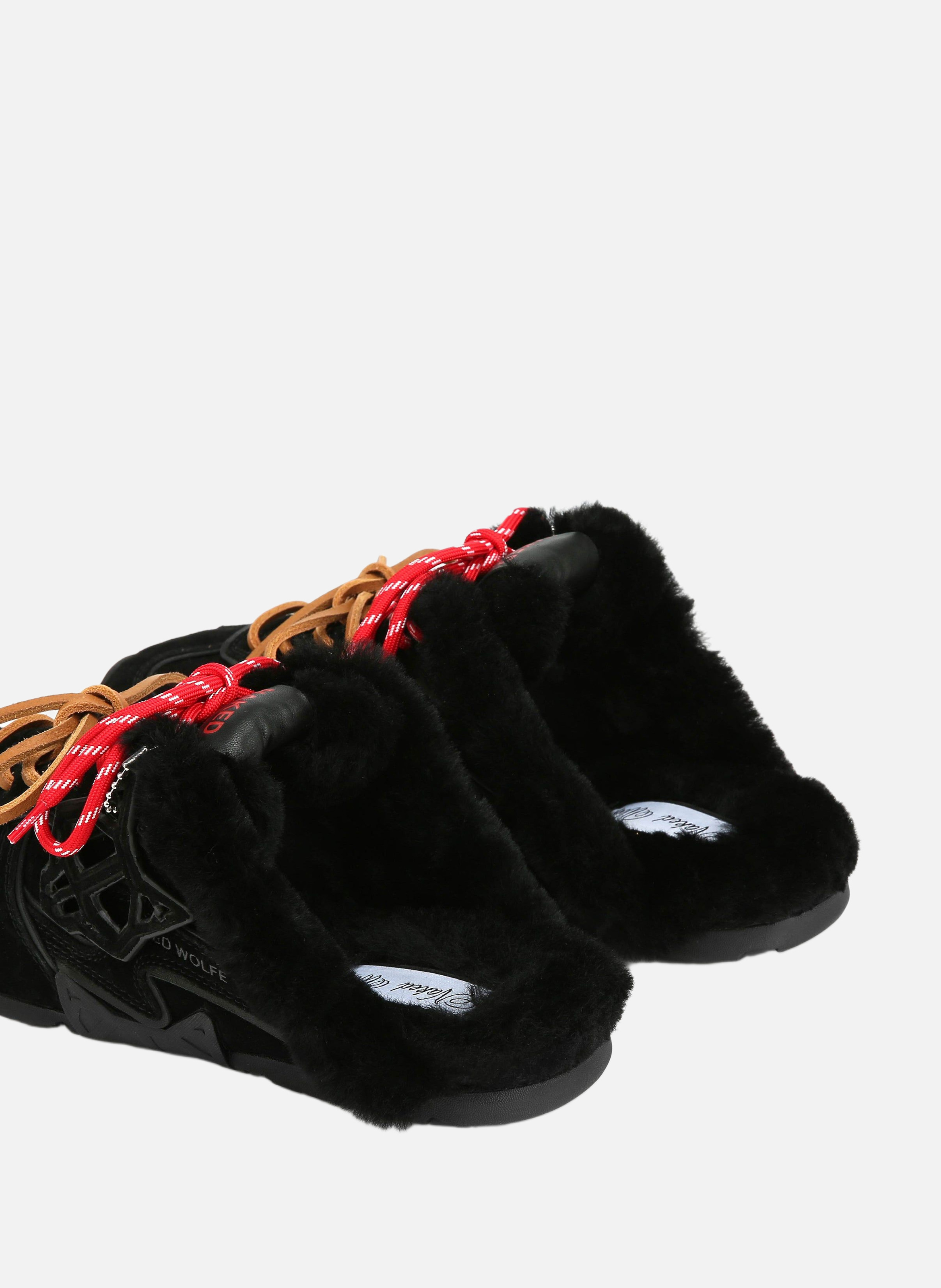Mules arc NAKED WOLFE Noir