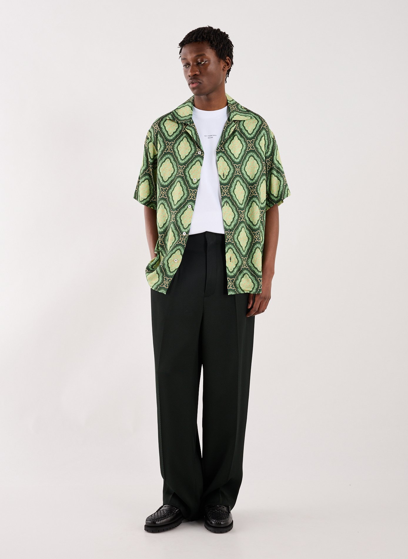 The Medallion Shirt DROLE DE MONSIEUR Green