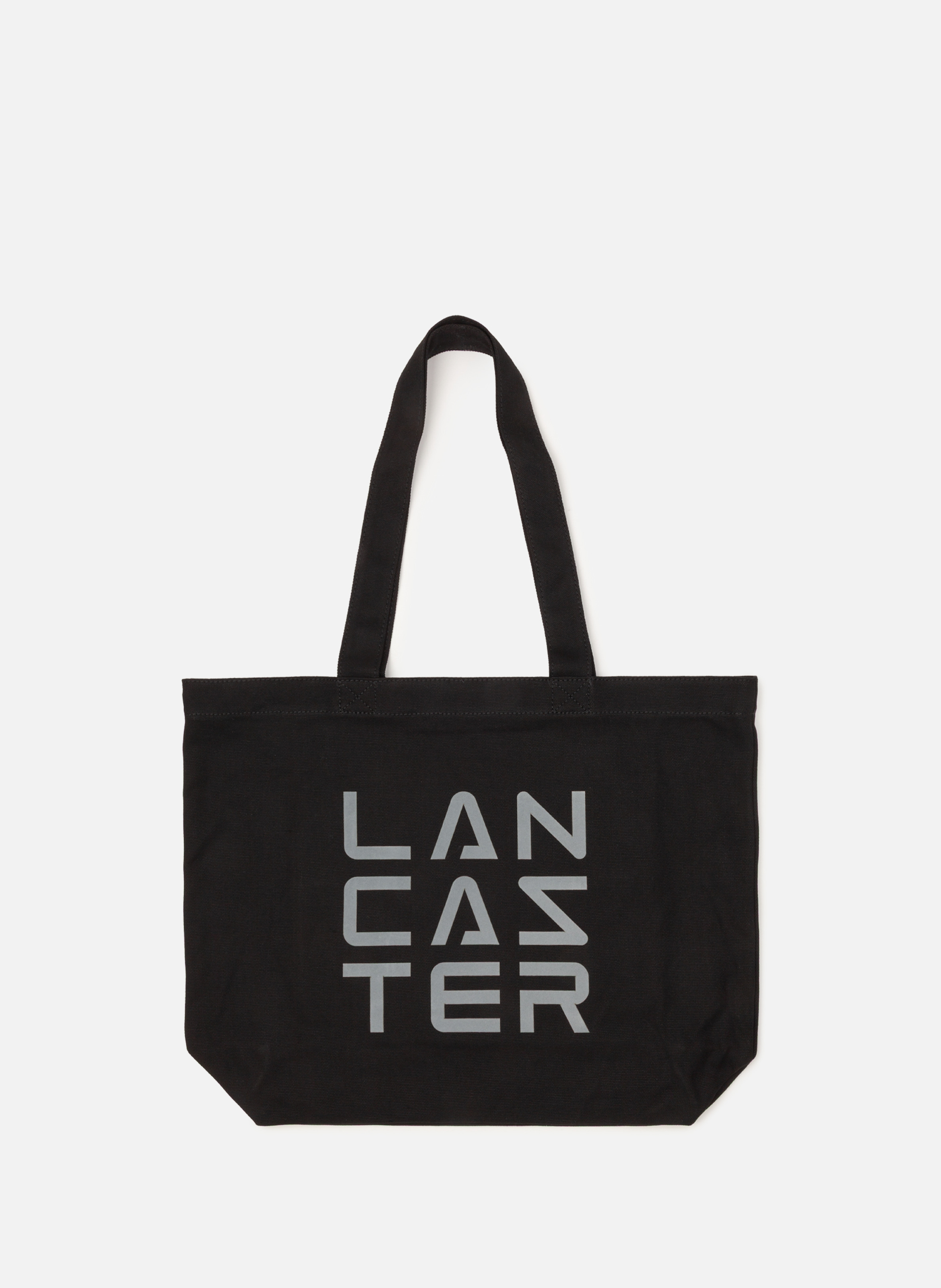 Sac cabas épaule - tote bag 3 lines LANCASTER Noir