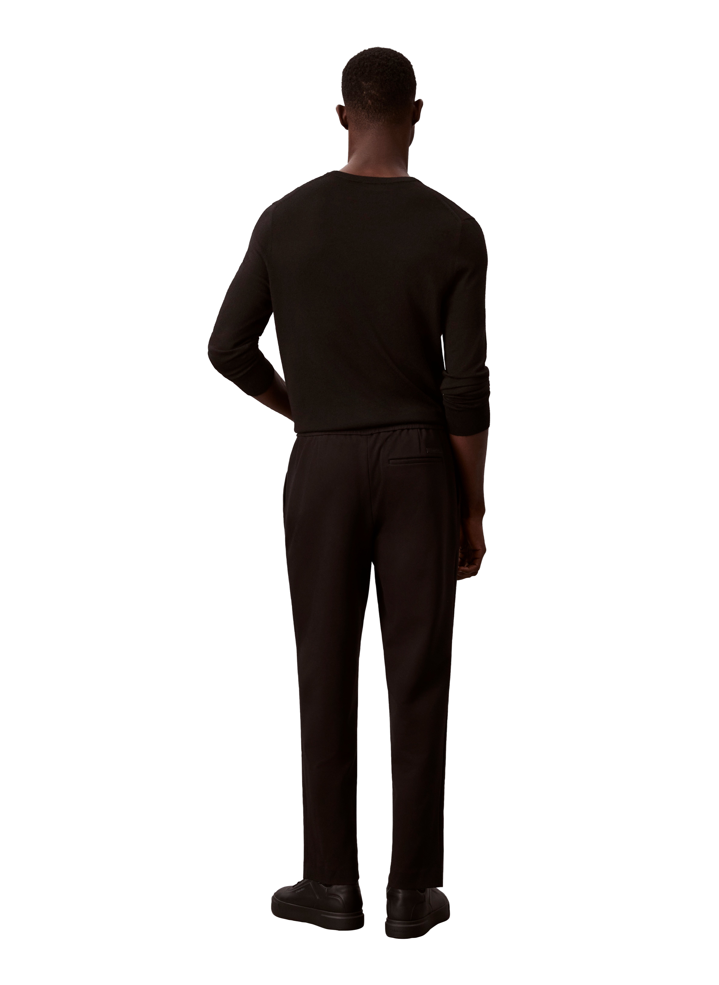 Pantalon cropped fuselé CALVIN KLEIN Noir