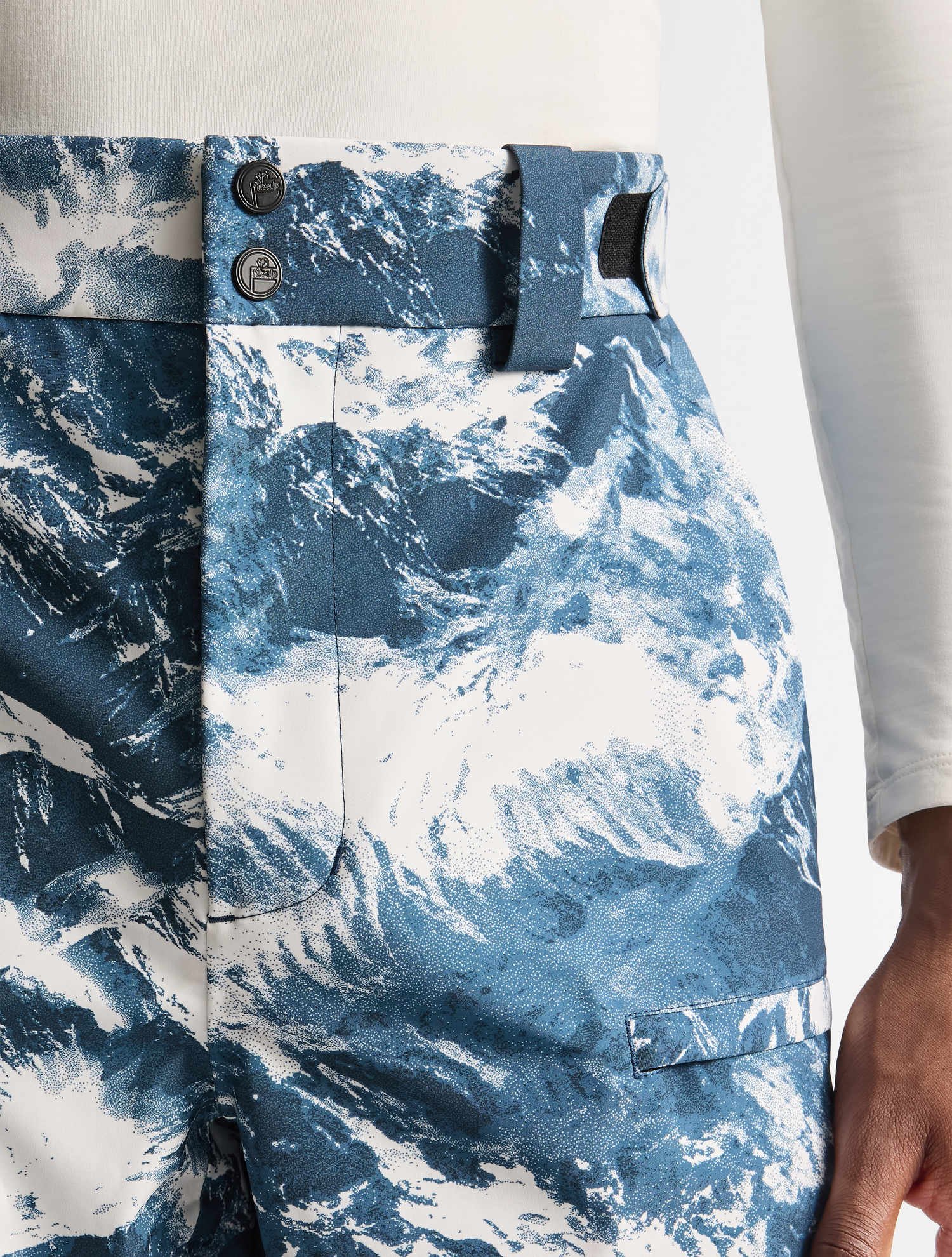 Pantalon de ski brakonz mountn coupe ample FUSALP Bleu