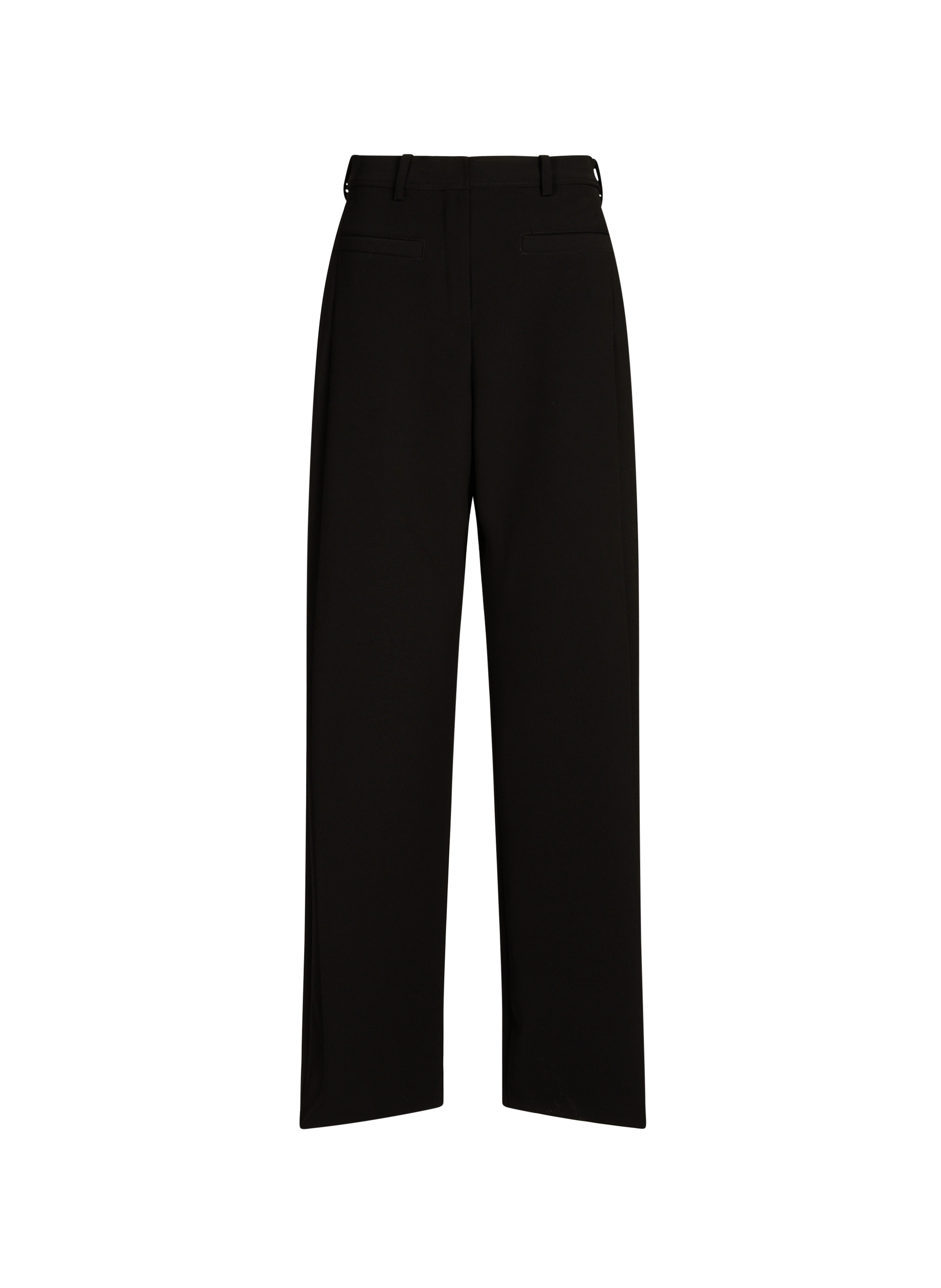 Flared Heritage Pleated Pants COURRÈGES Black
